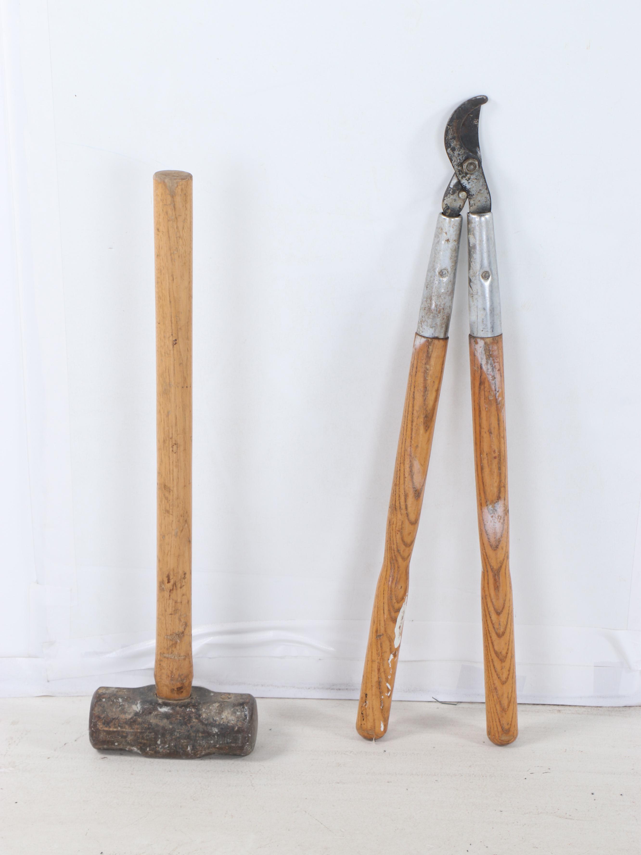Post Hole Digger, Garden Spade, Fork, Edger and More Yard Tools