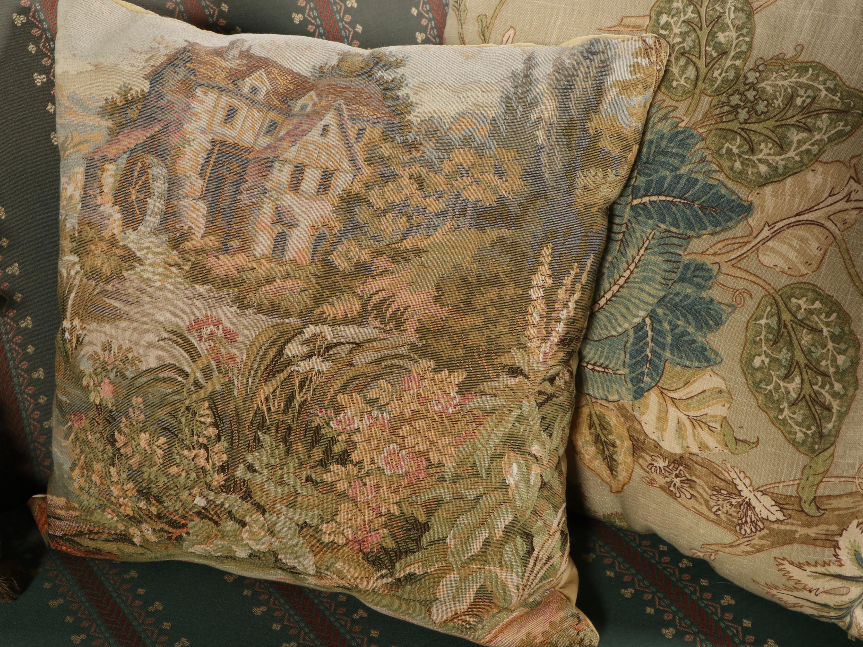 Pennsylvania House Chippendale Style Upholstered Mahogany Sofa, Late 20th C.