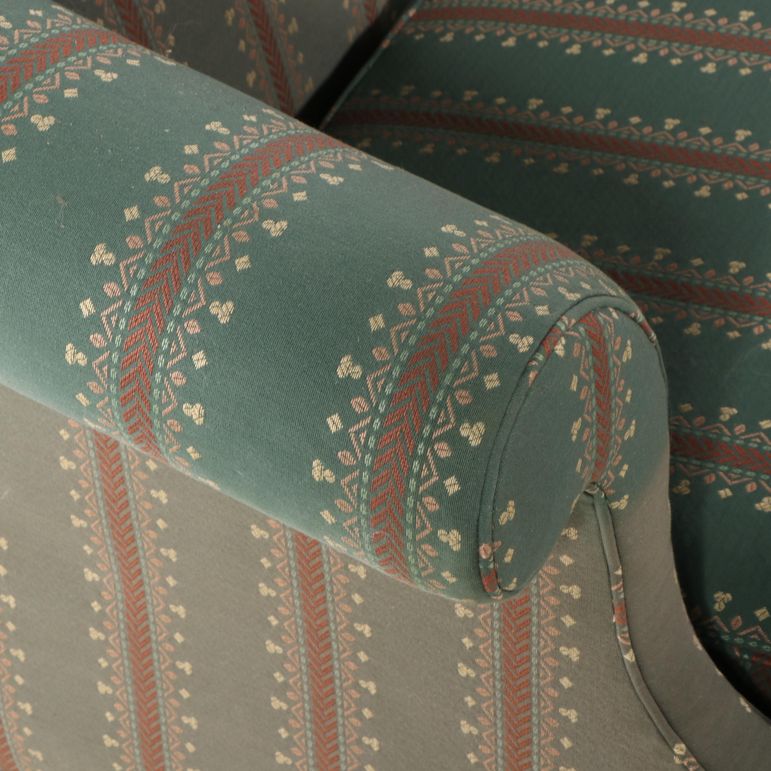 Pennsylvania House Chippendale Style Upholstered Mahogany Sofa, Late 20th C.