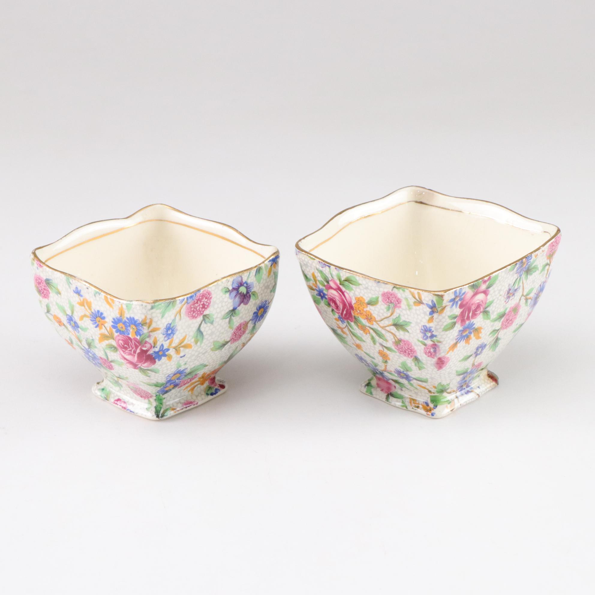 Royal Winton "Old Cottage Chintz" Grimwades Dinnerware, Mid-20th C.