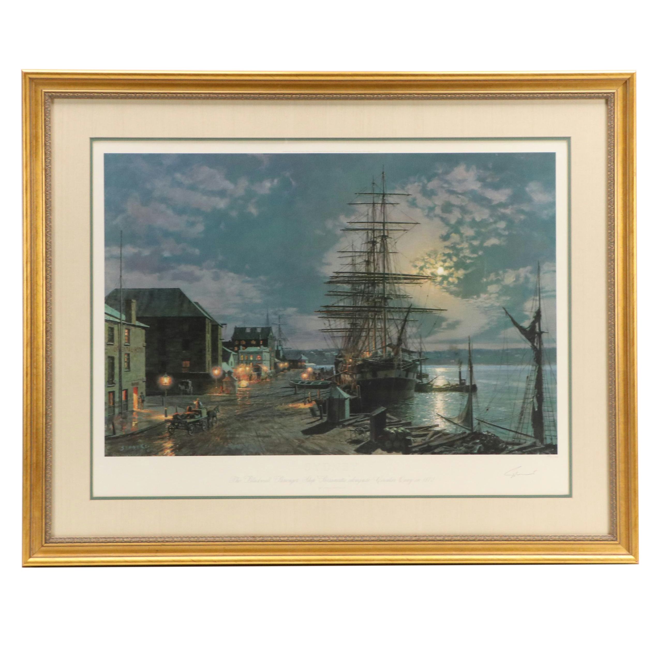 John Stobart Offset Lithograph "Sydney"