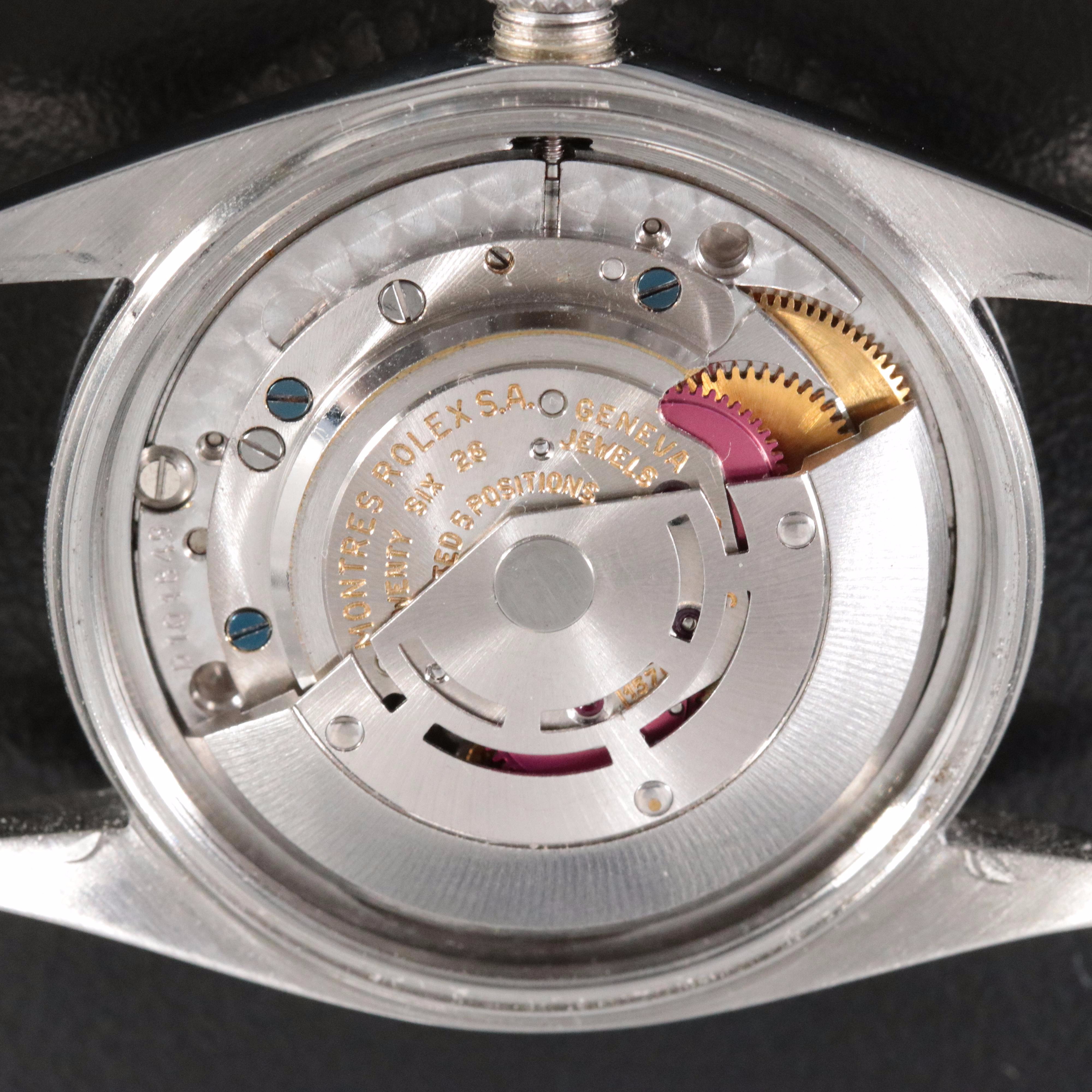 Rolex Datejust 1603 Black Dial 36mm Steel Automatic Vintage Watch