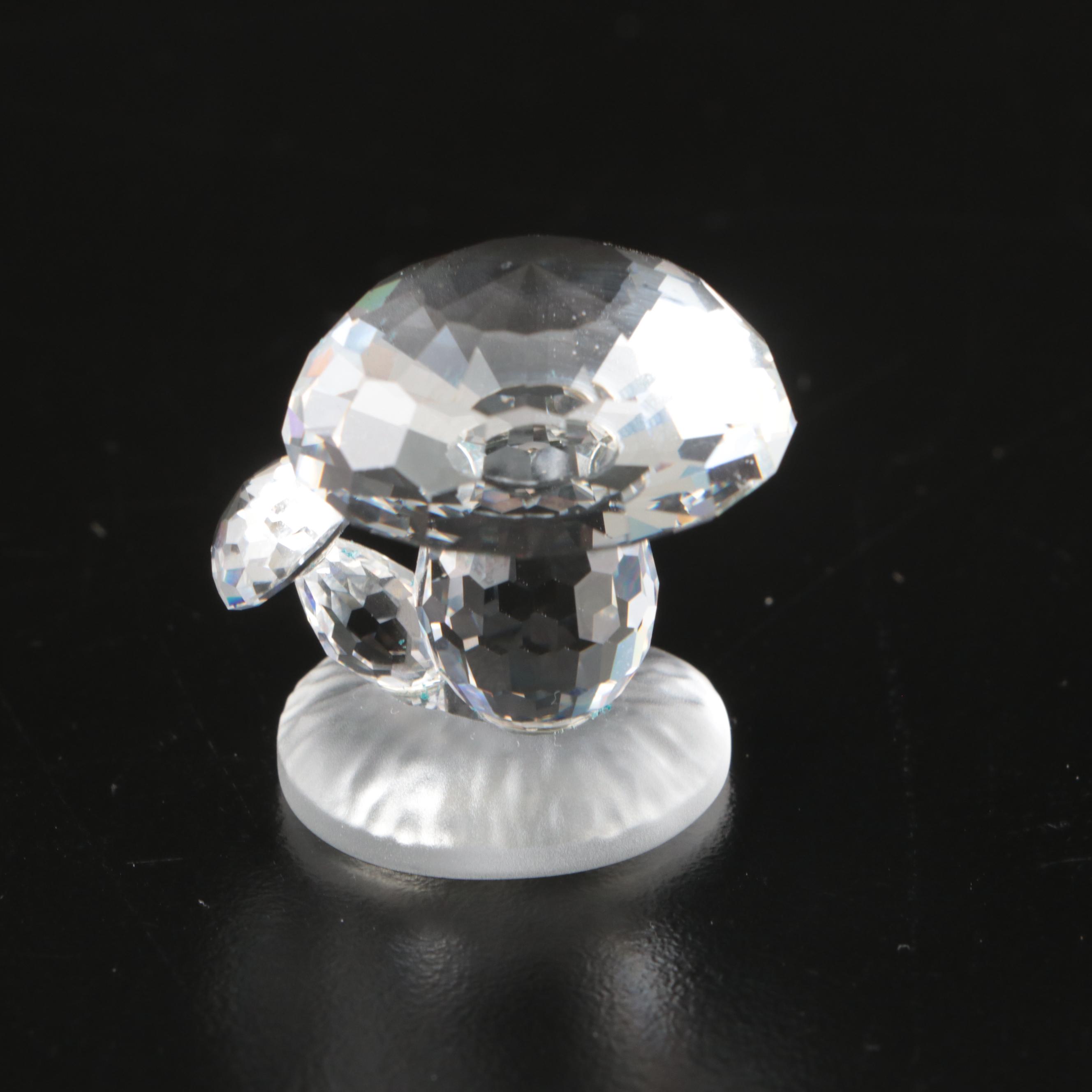 Swarovski Crystal Animal and Nature Figurines with Mirrored Stand