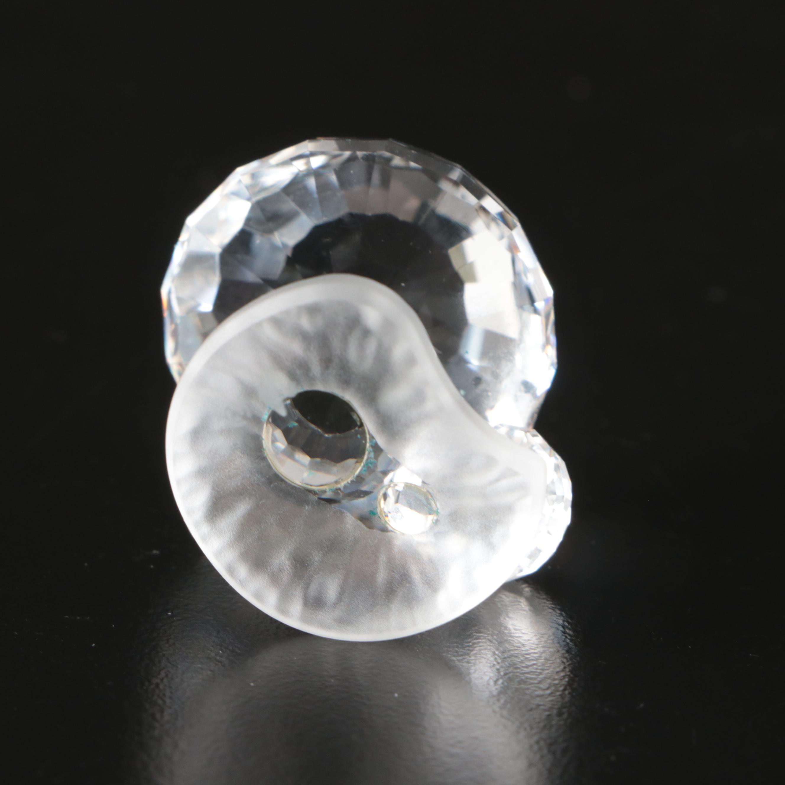 Swarovski Crystal Animal and Nature Figurines with Mirrored Stand