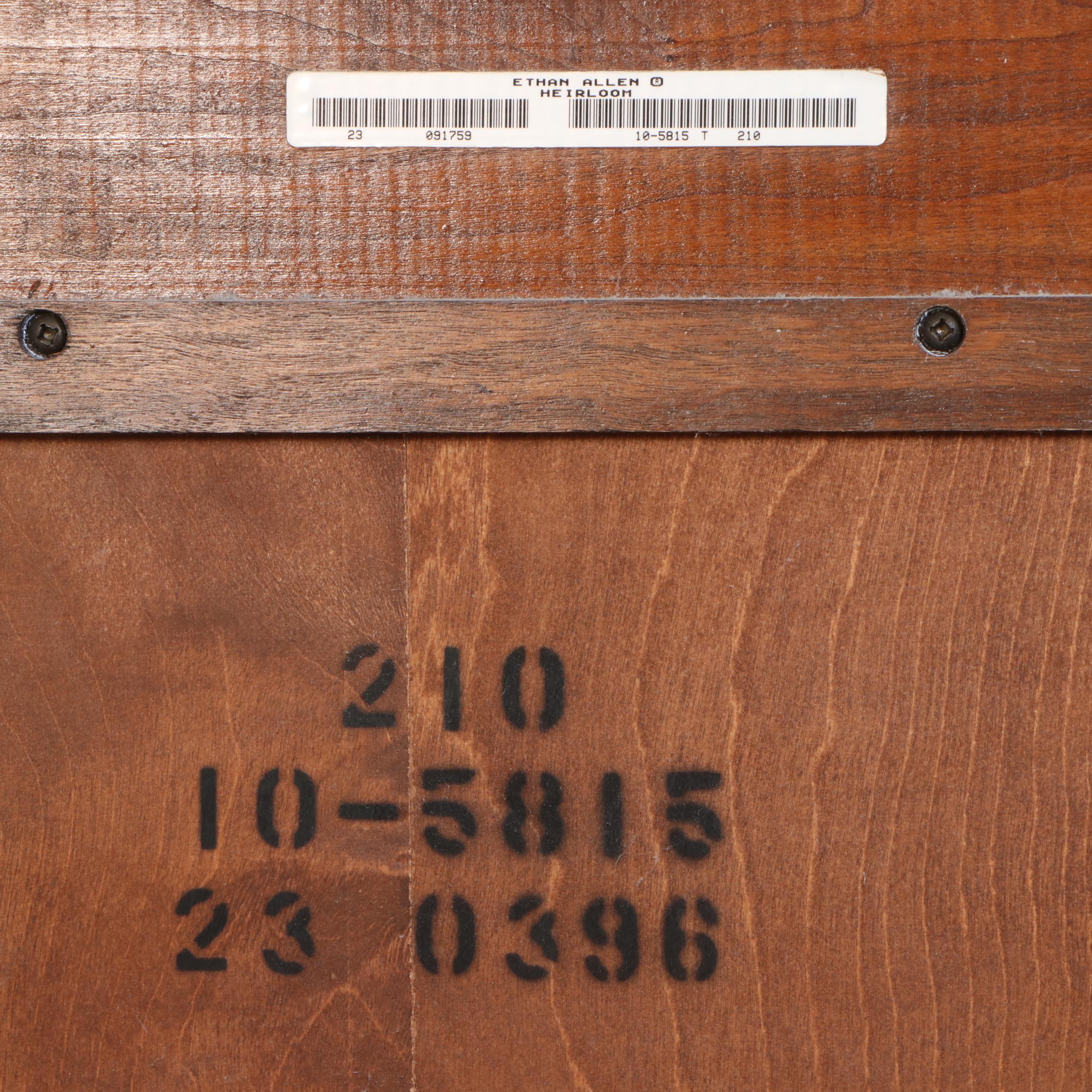 Ethan Allen Heirloom Collection Mahogany Armoire