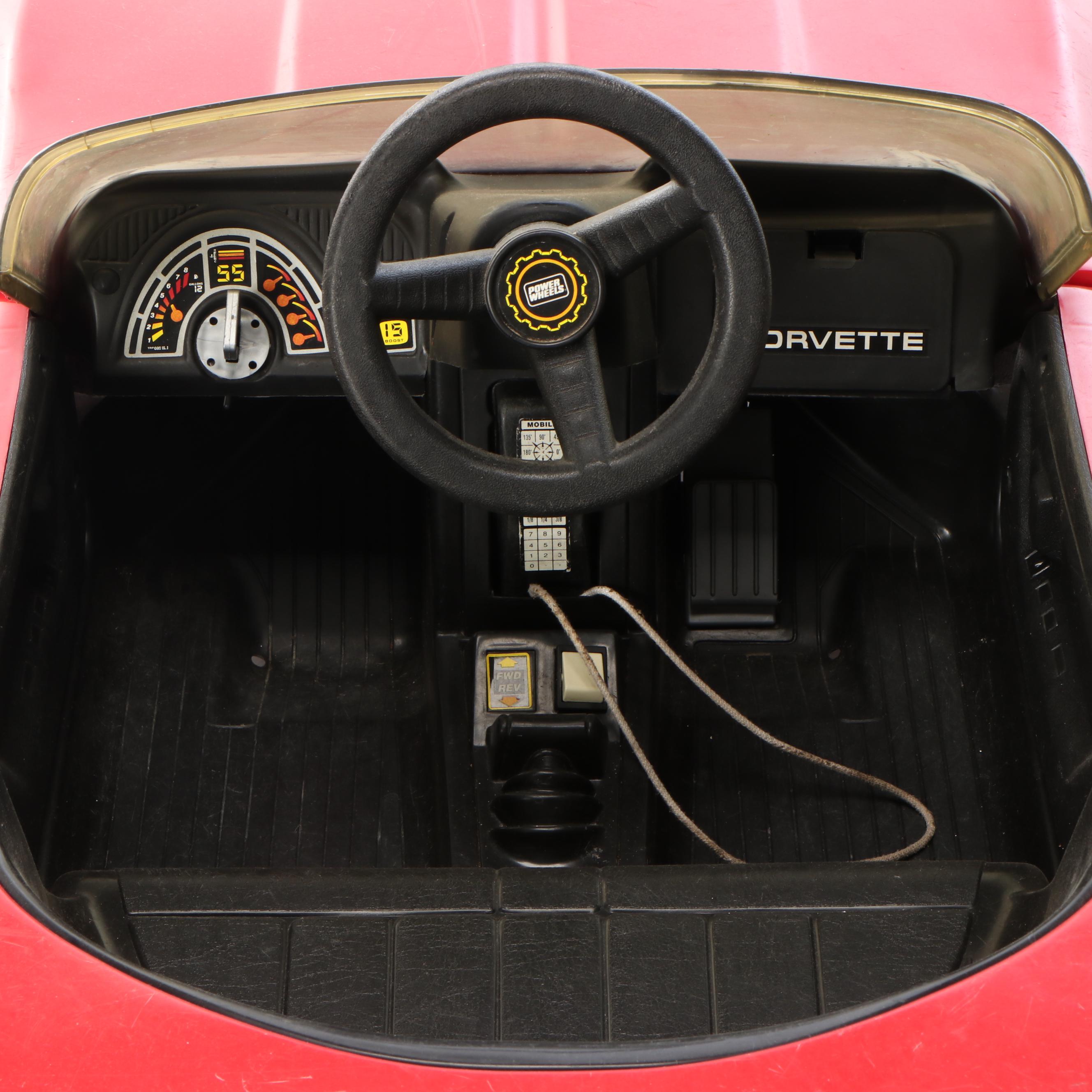 Power Wheels Model 85300 Red Corvette Ride-On Toy