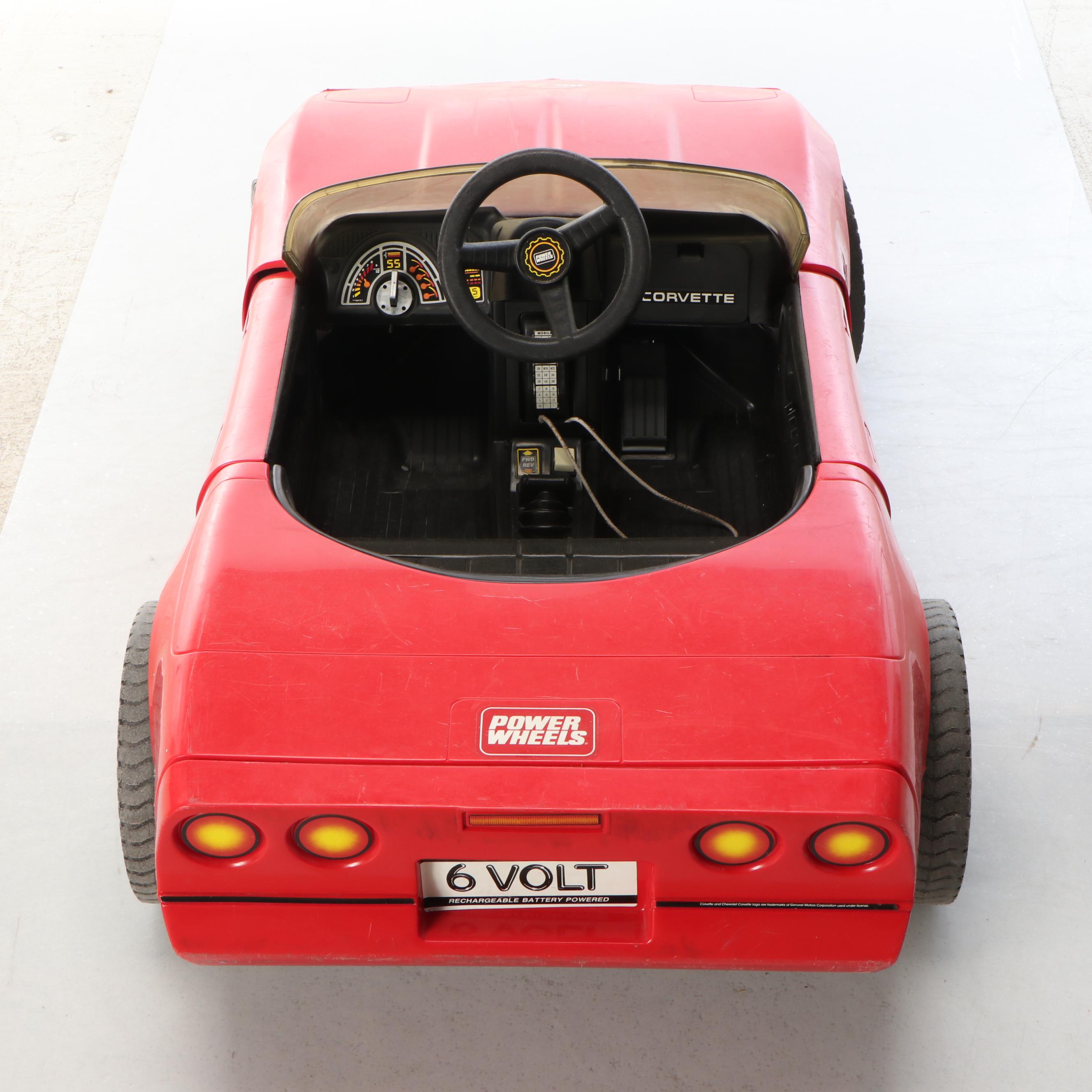 Power Wheels Model 85300 Red Corvette Ride-On Toy