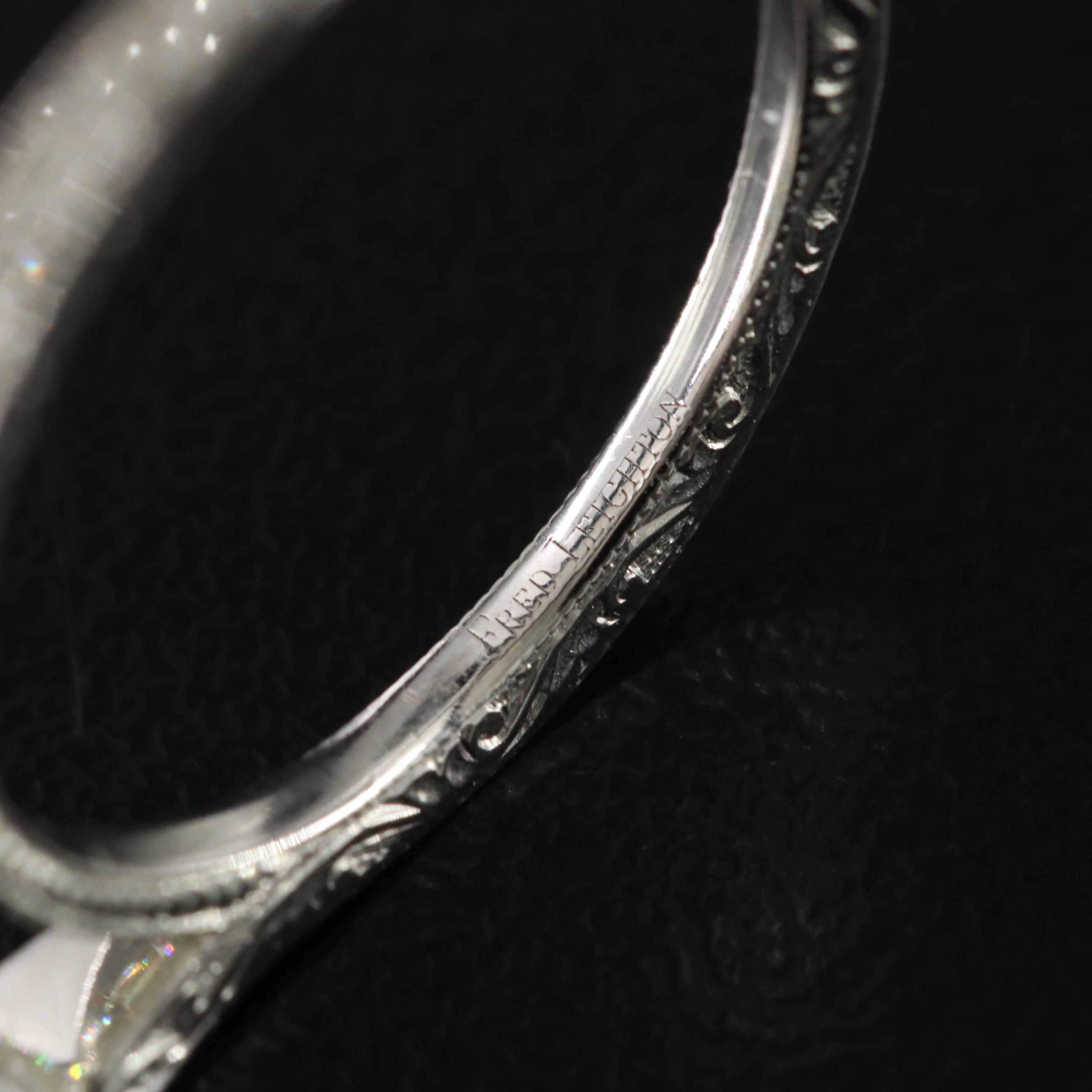 Platinum 2.13 CTW Diamond Ring with Online GIA Report