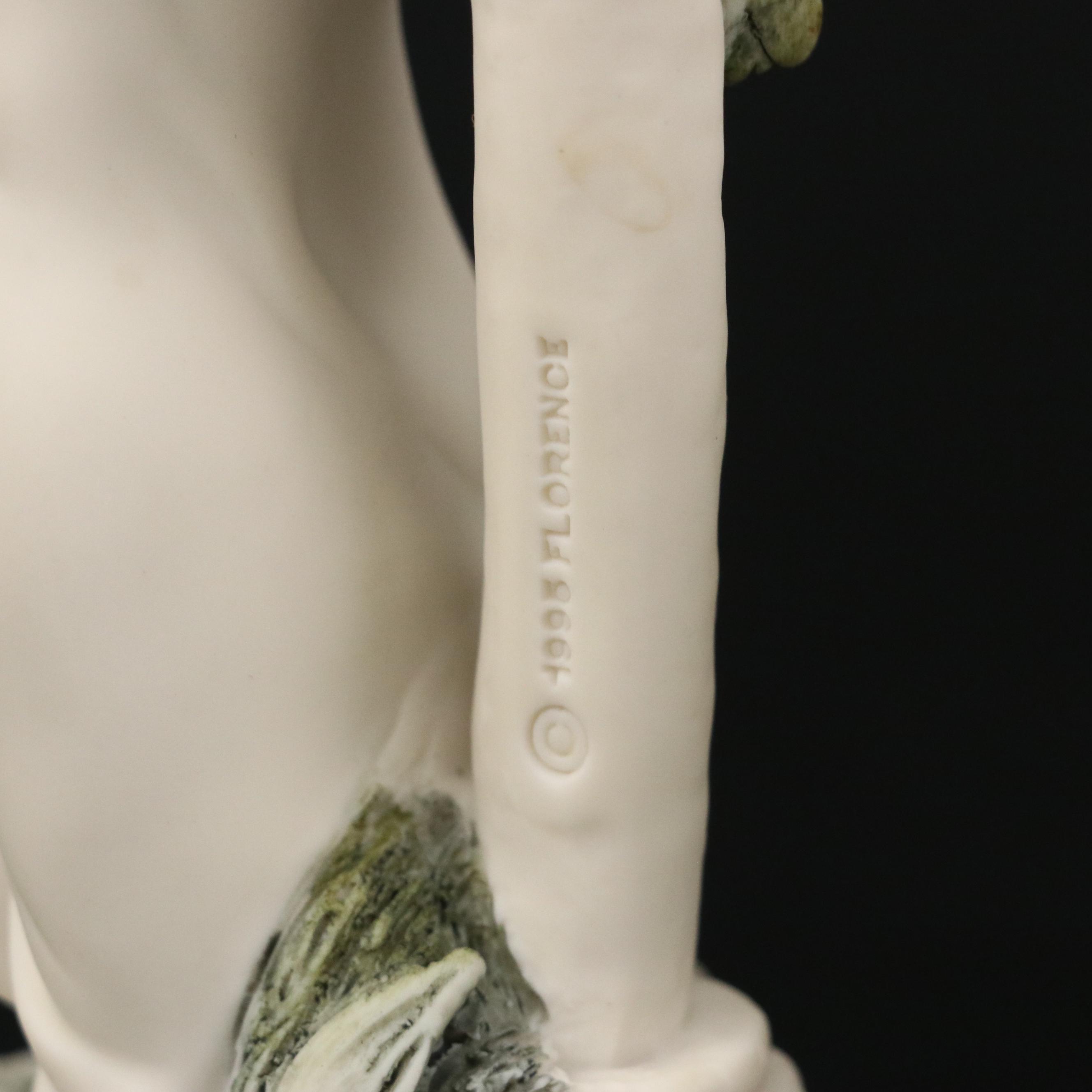 Giuseppe Armani "Lady Jane" and "Arianna" Porcelain Figurines with Wood Bases