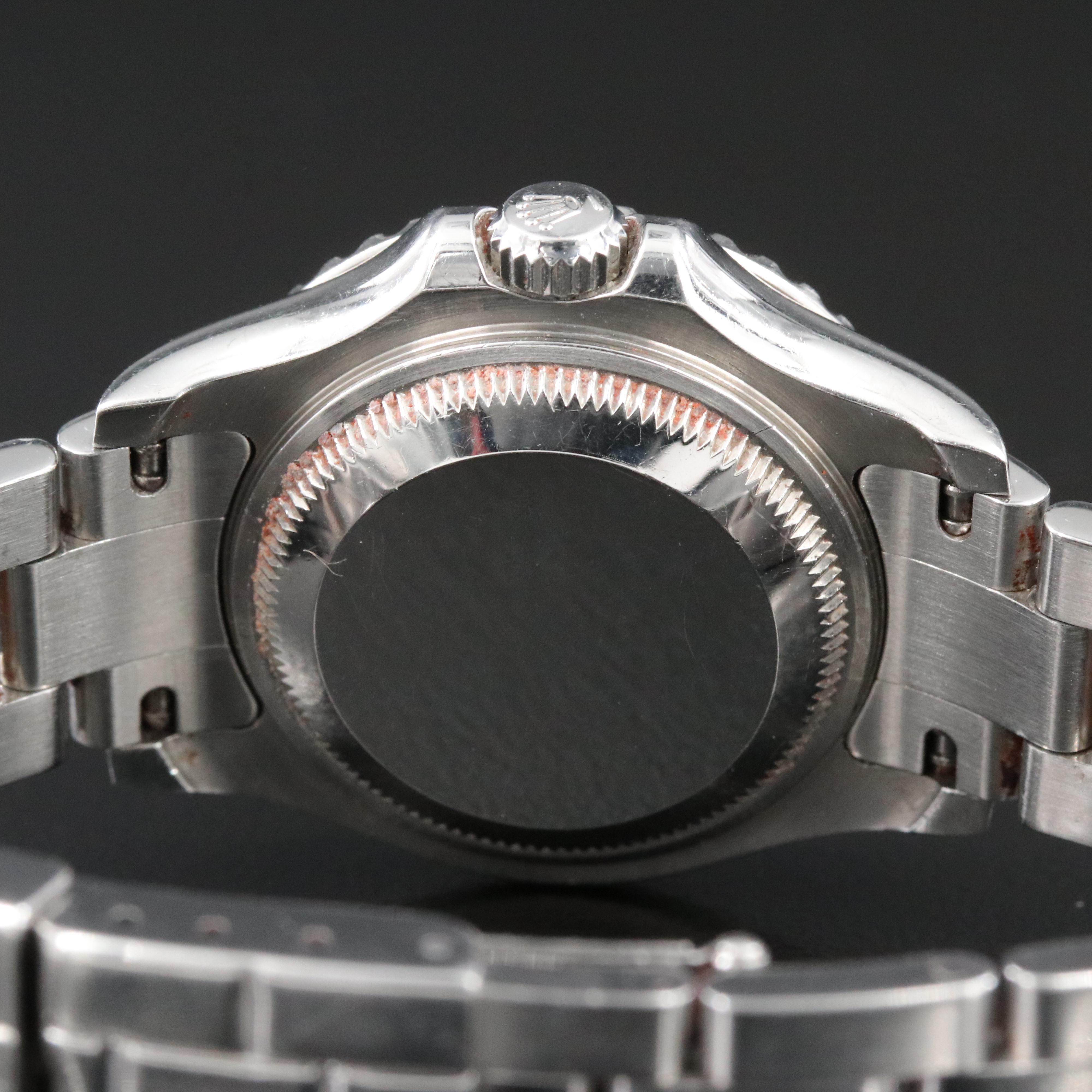 Rolex Yacht-Master 169622 Platinum Dial 29mm Steel Automatic Watch