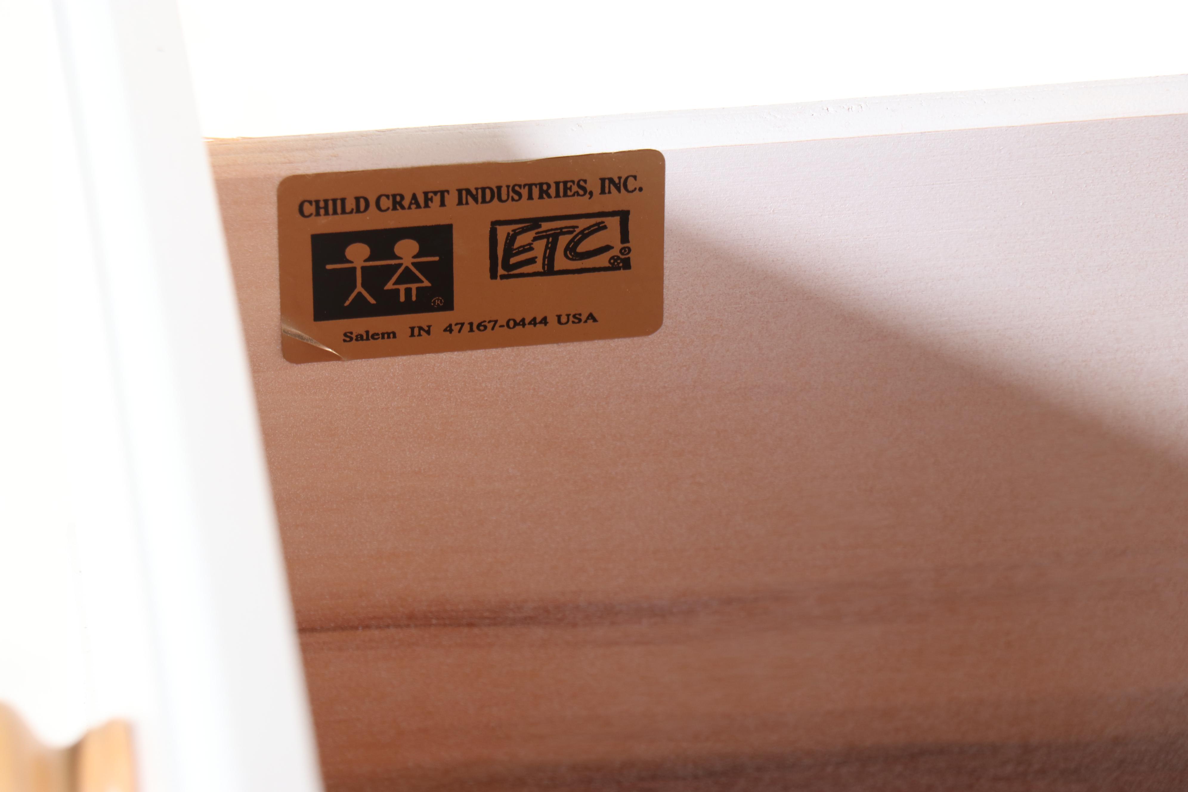 Child Craft Industries Parcel-Painted Maple Dresser with Hutch