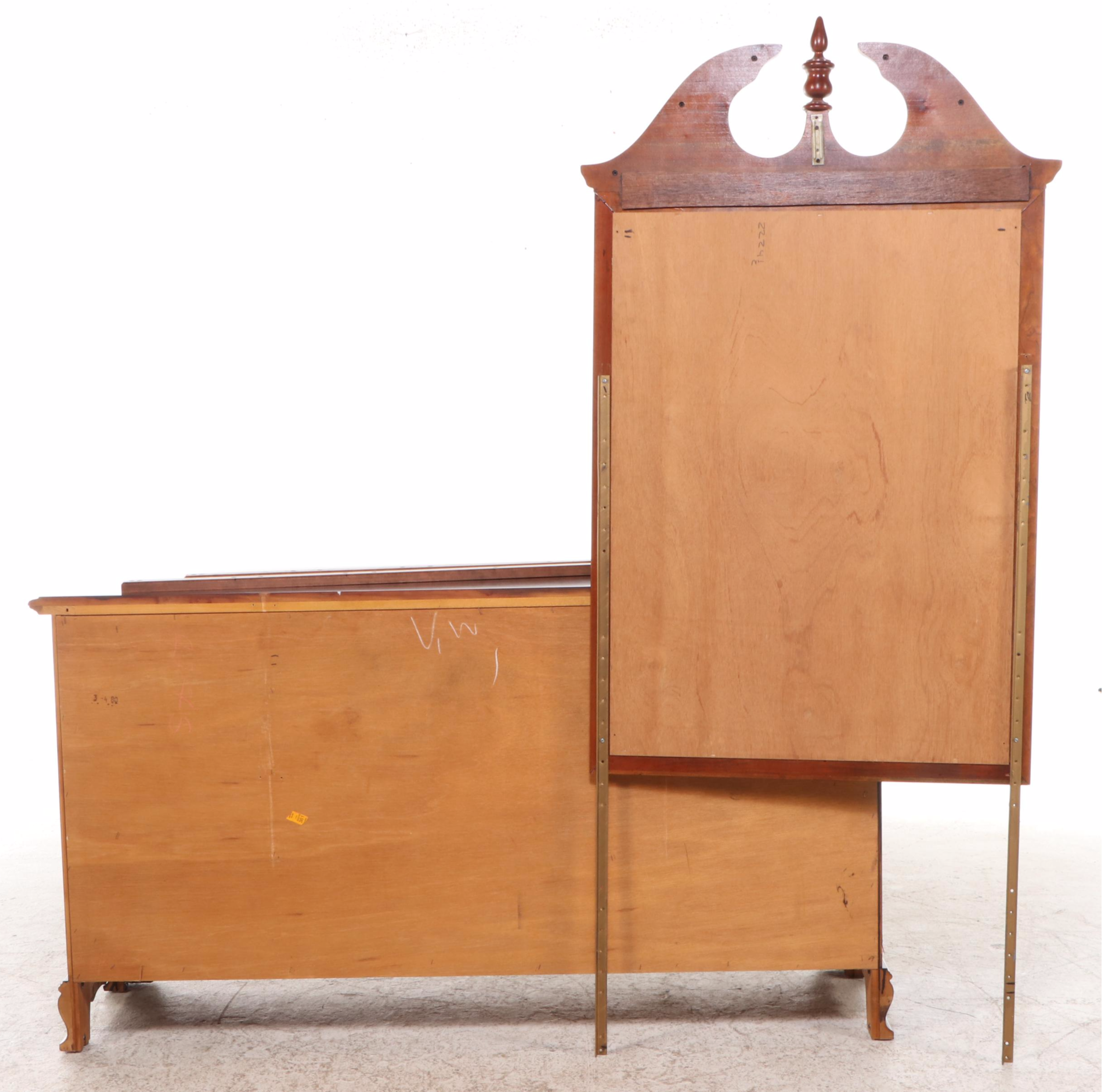 Federal Style Cherry Dresser with Mirror