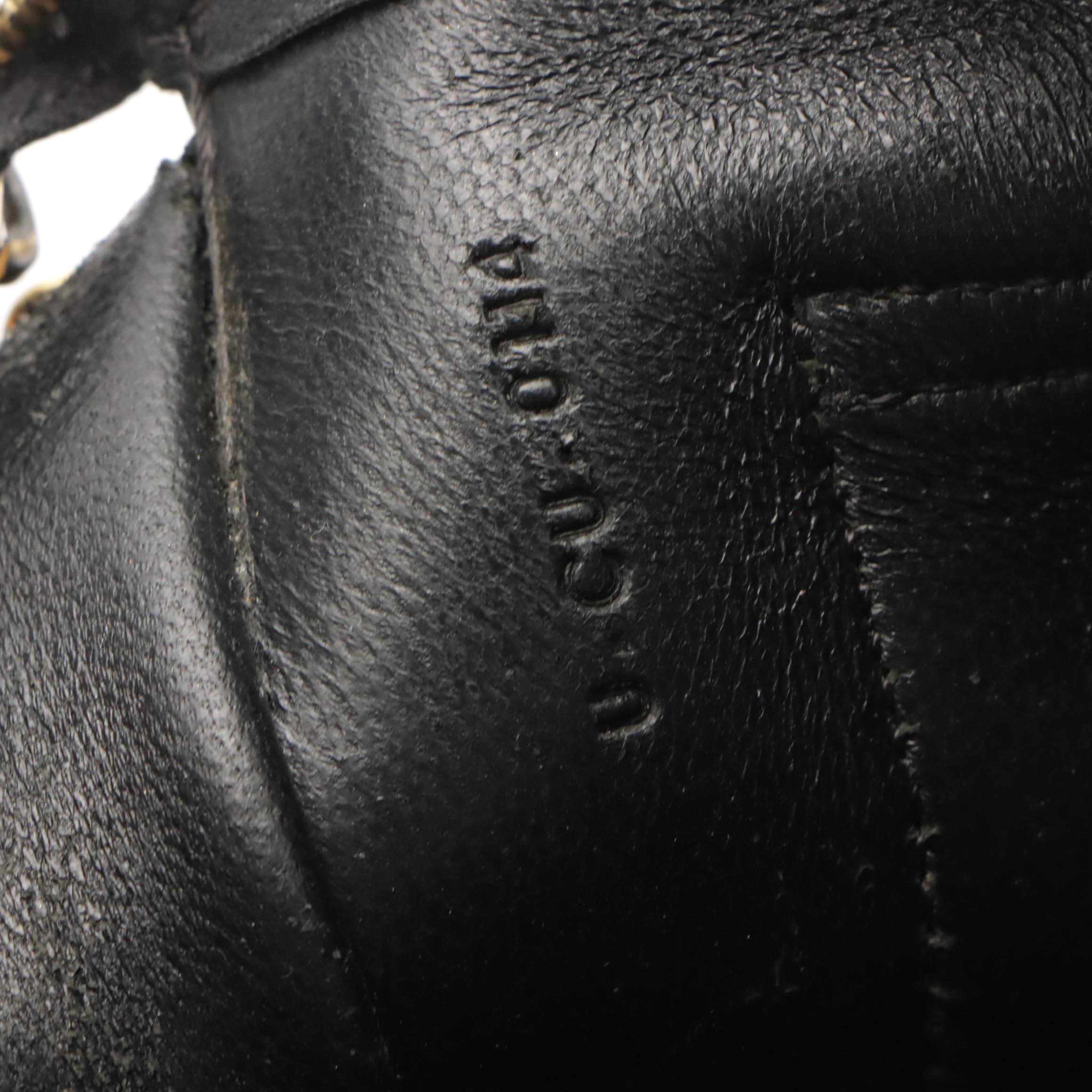 Céline Tricolor Leather Pocket Envelope Clutch on Chain