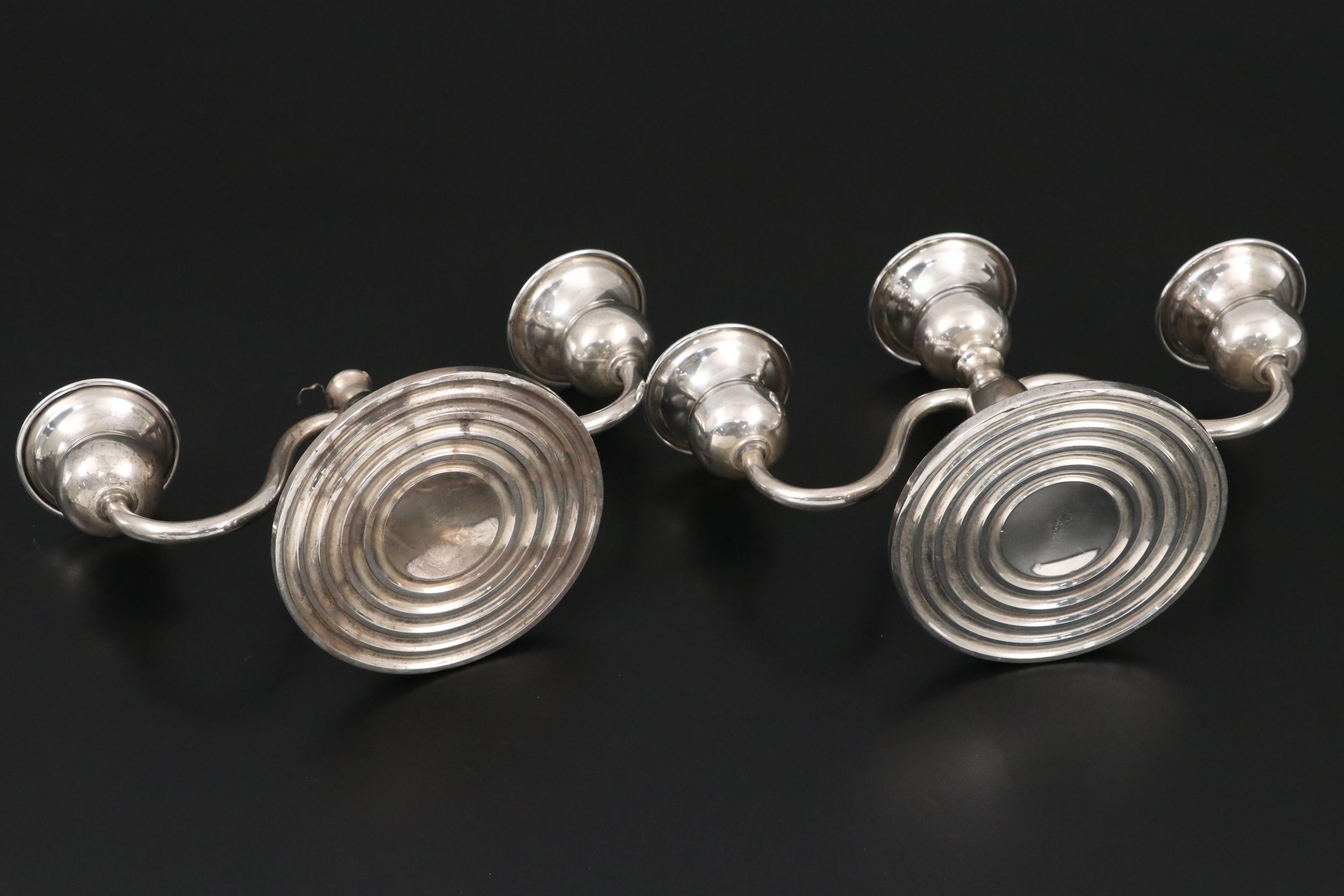 Watson Sterling Silver Pierced Bonbon Basket and Other Table Accessories