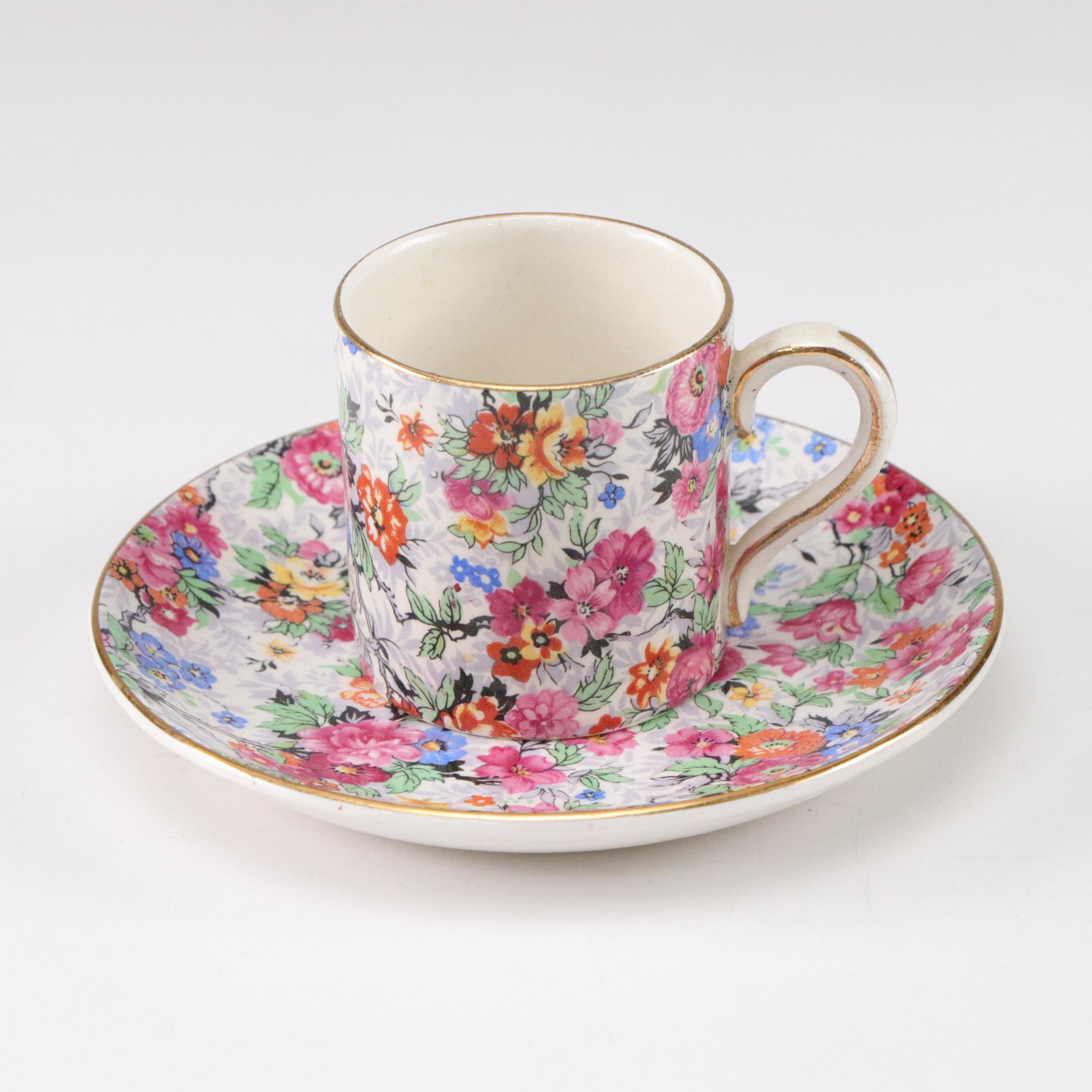 Lord Nelson Ware "Marina" with Other Chintz Pattern Tableware and Accessories