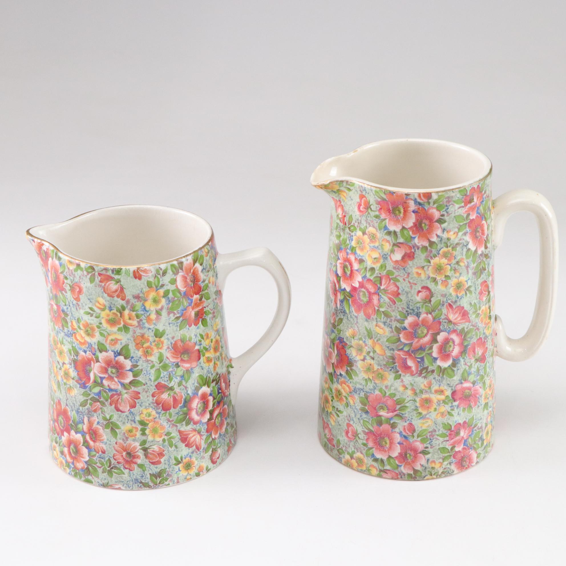 Lord Nelson Ware "Marina" with Other Chintz Pattern Tableware and Accessories