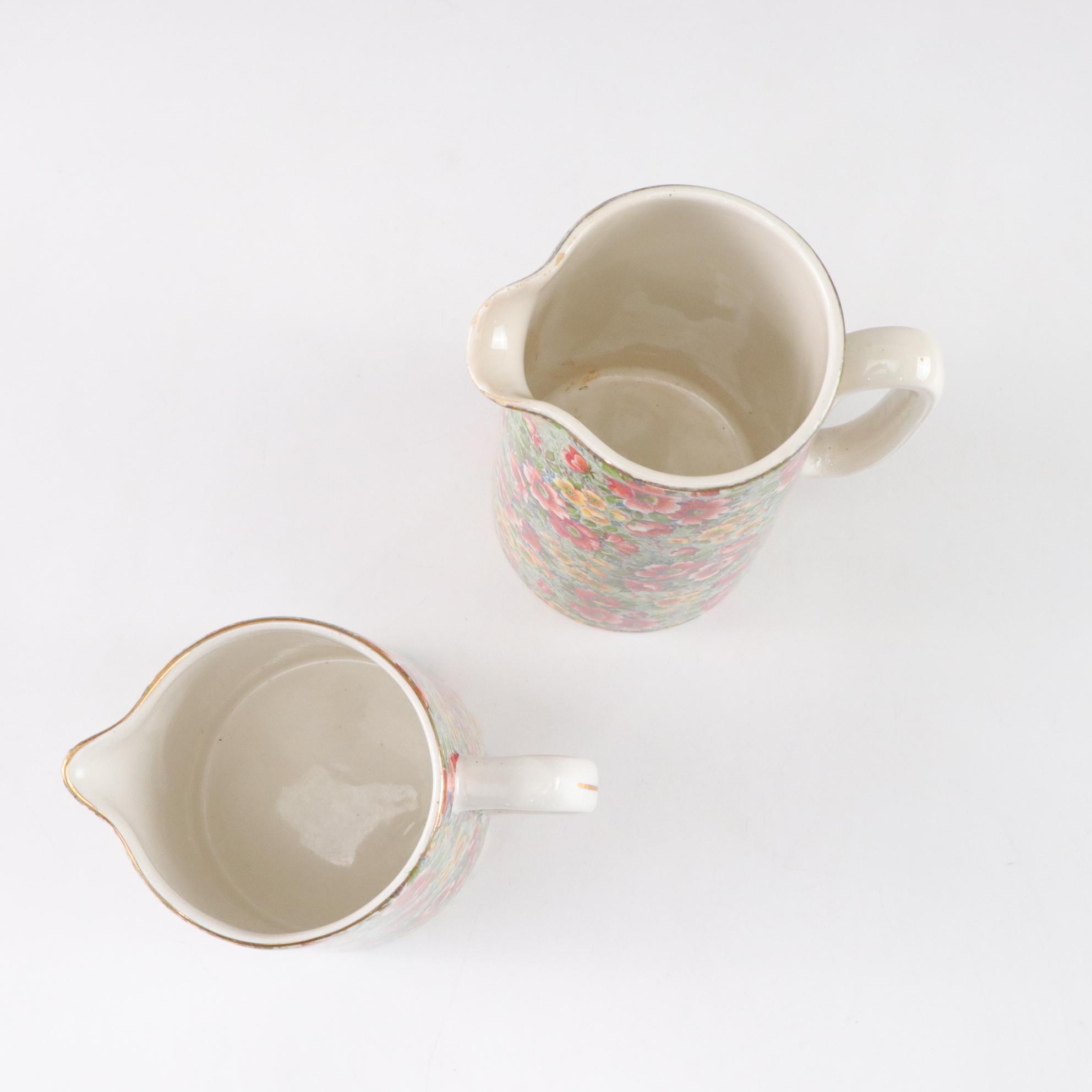 Lord Nelson Ware "Marina" with Other Chintz Pattern Tableware and Accessories