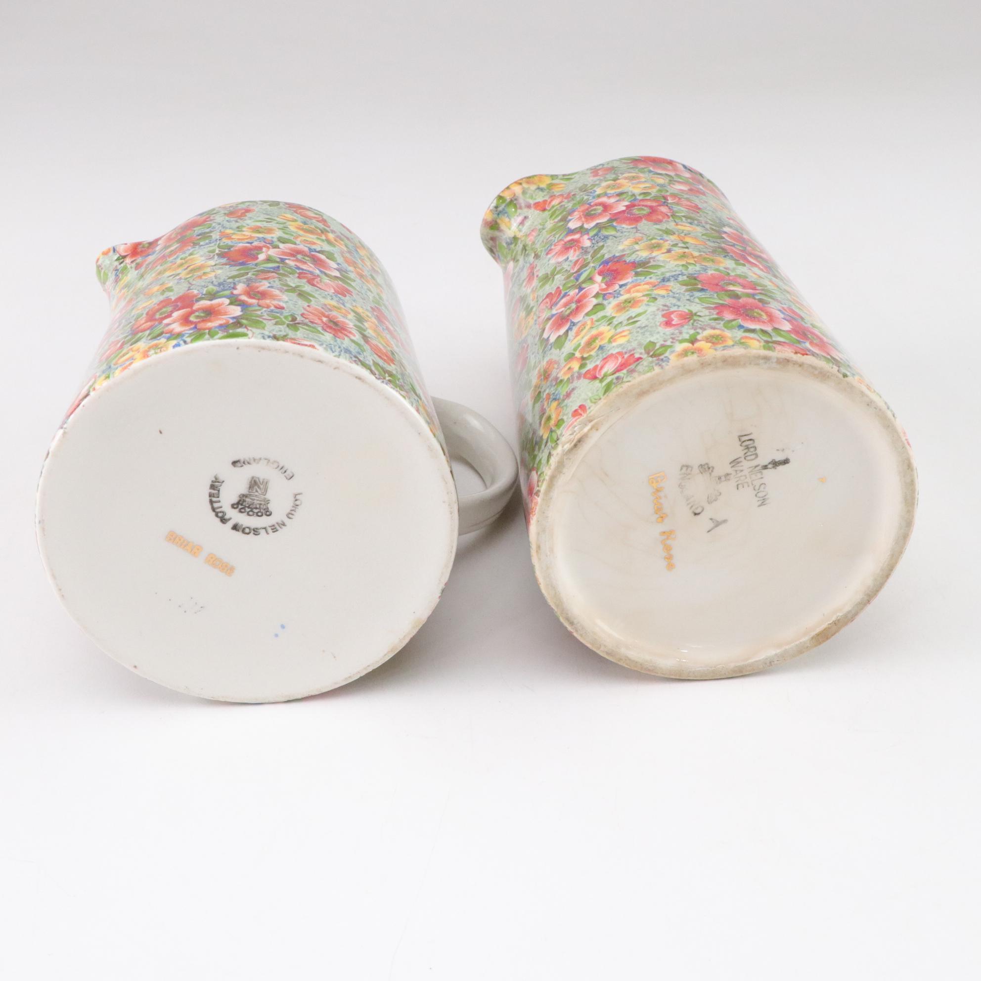 Lord Nelson Ware "Marina" with Other Chintz Pattern Tableware and Accessories