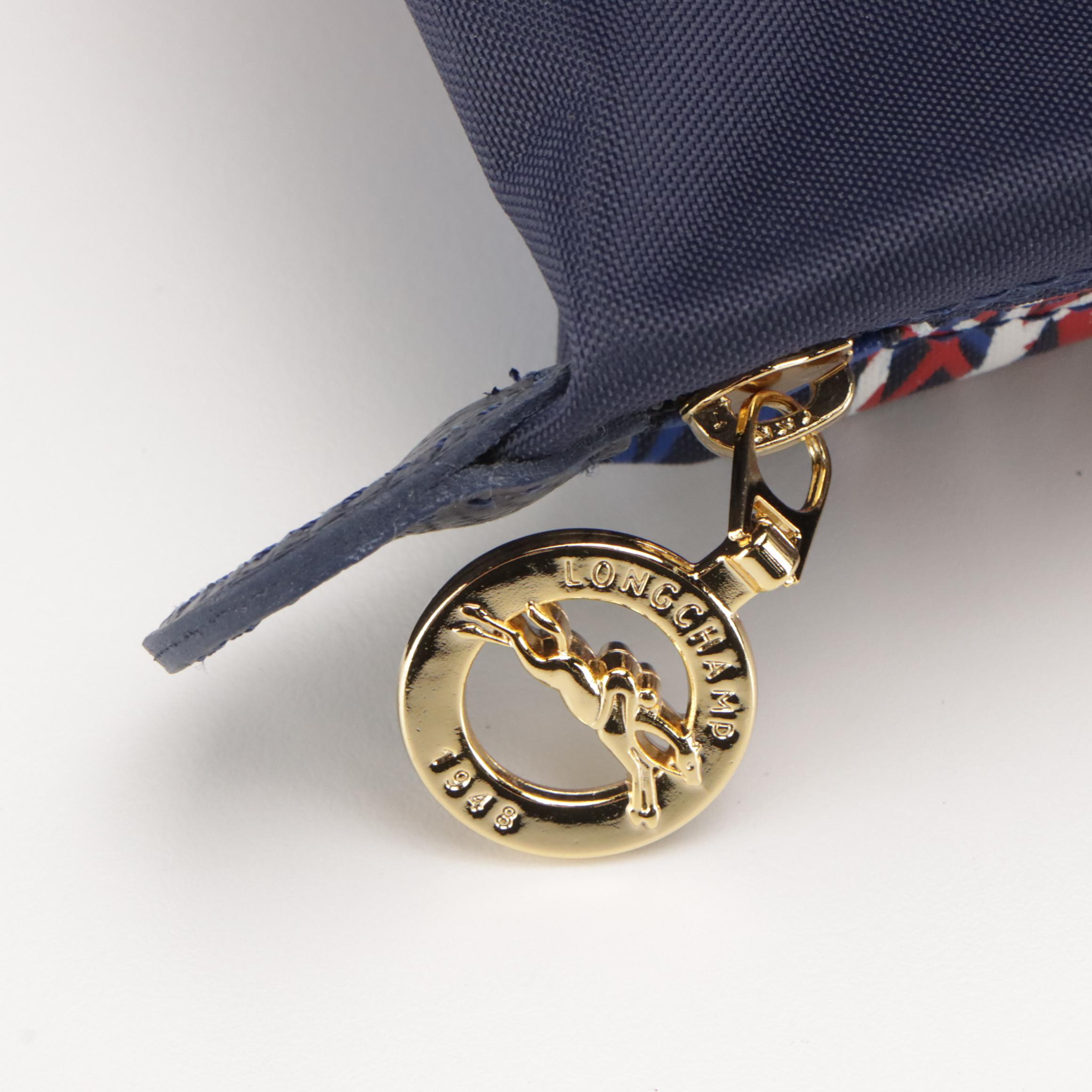 Longchamp Le Pliage Large Shopping Tote in Eiffel Tower Print Nylon Canvas