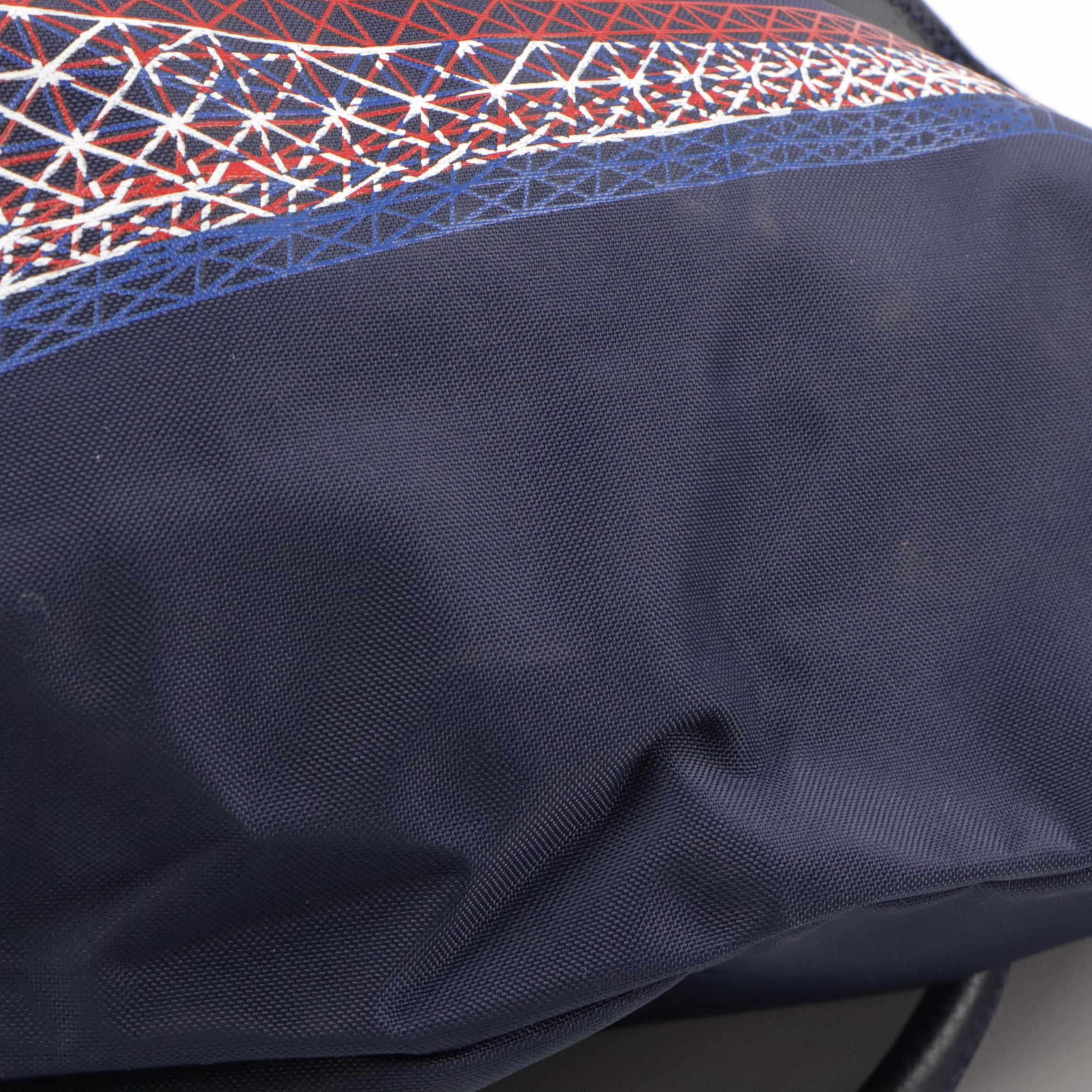 Longchamp Le Pliage Large Shopping Tote in Eiffel Tower Print Nylon Canvas