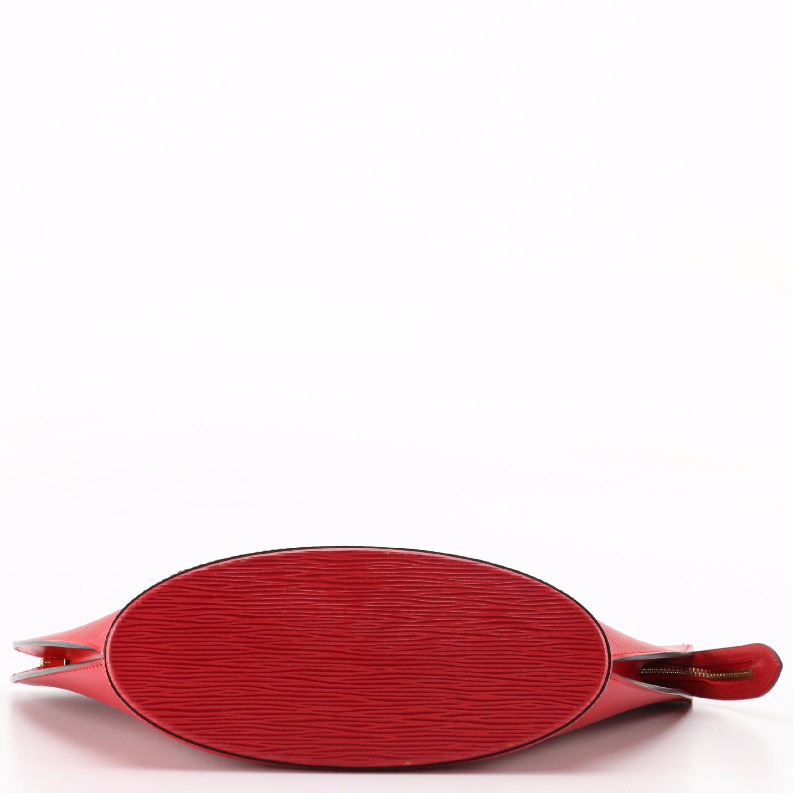 Louis Vuitton Saint Jacques PM Shoulder Bag in Red Epi Leather