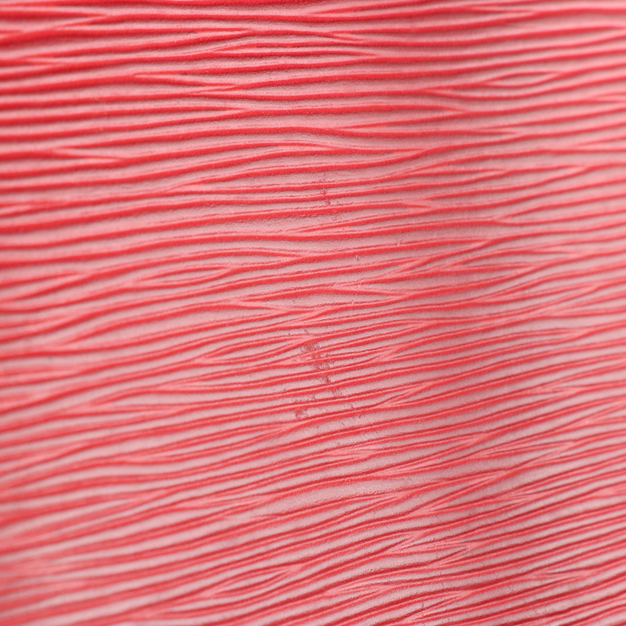 Louis Vuitton Saint Jacques PM Shoulder Bag in Red Epi Leather