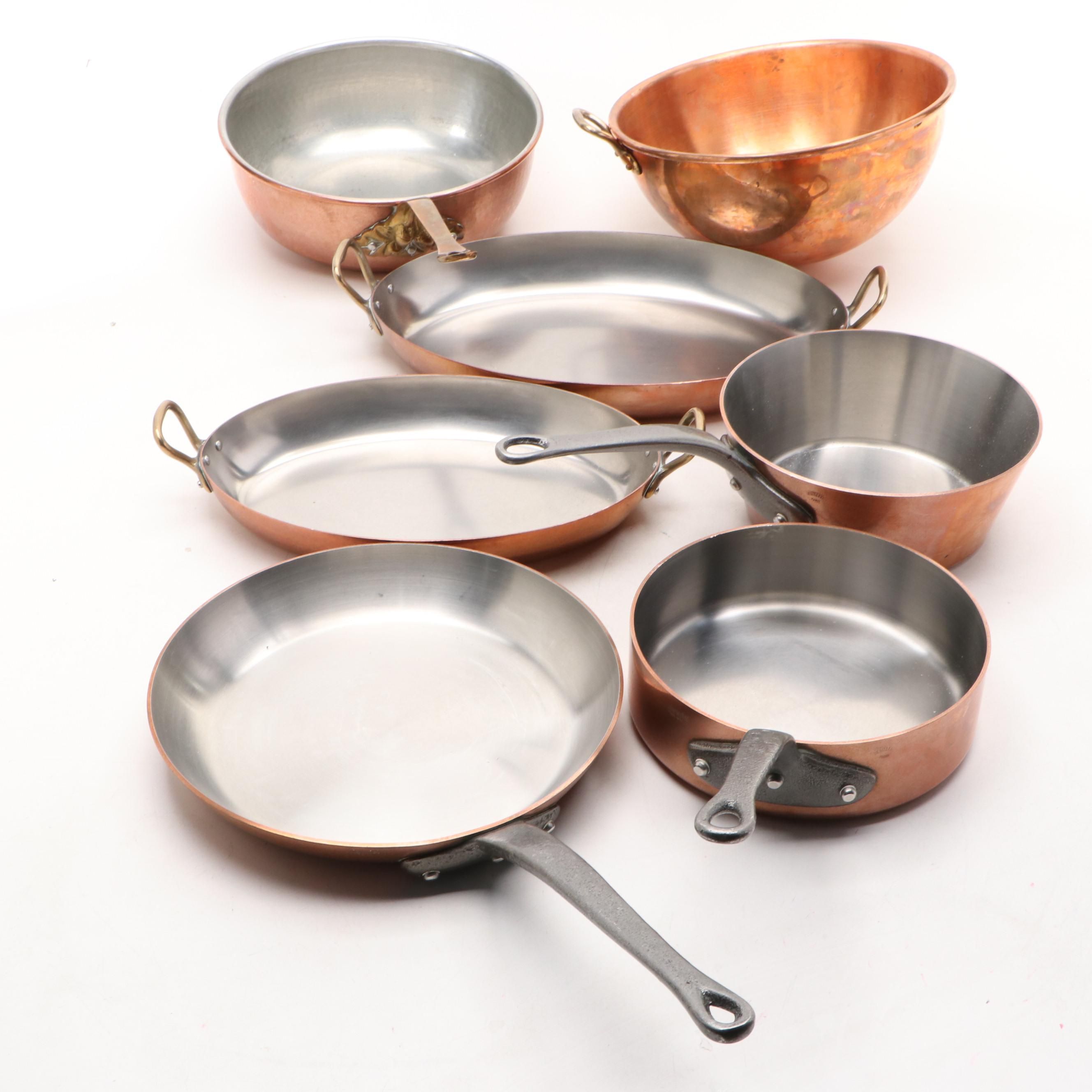 Ruffoni with Mauviel and Other Copper Pots and Pans