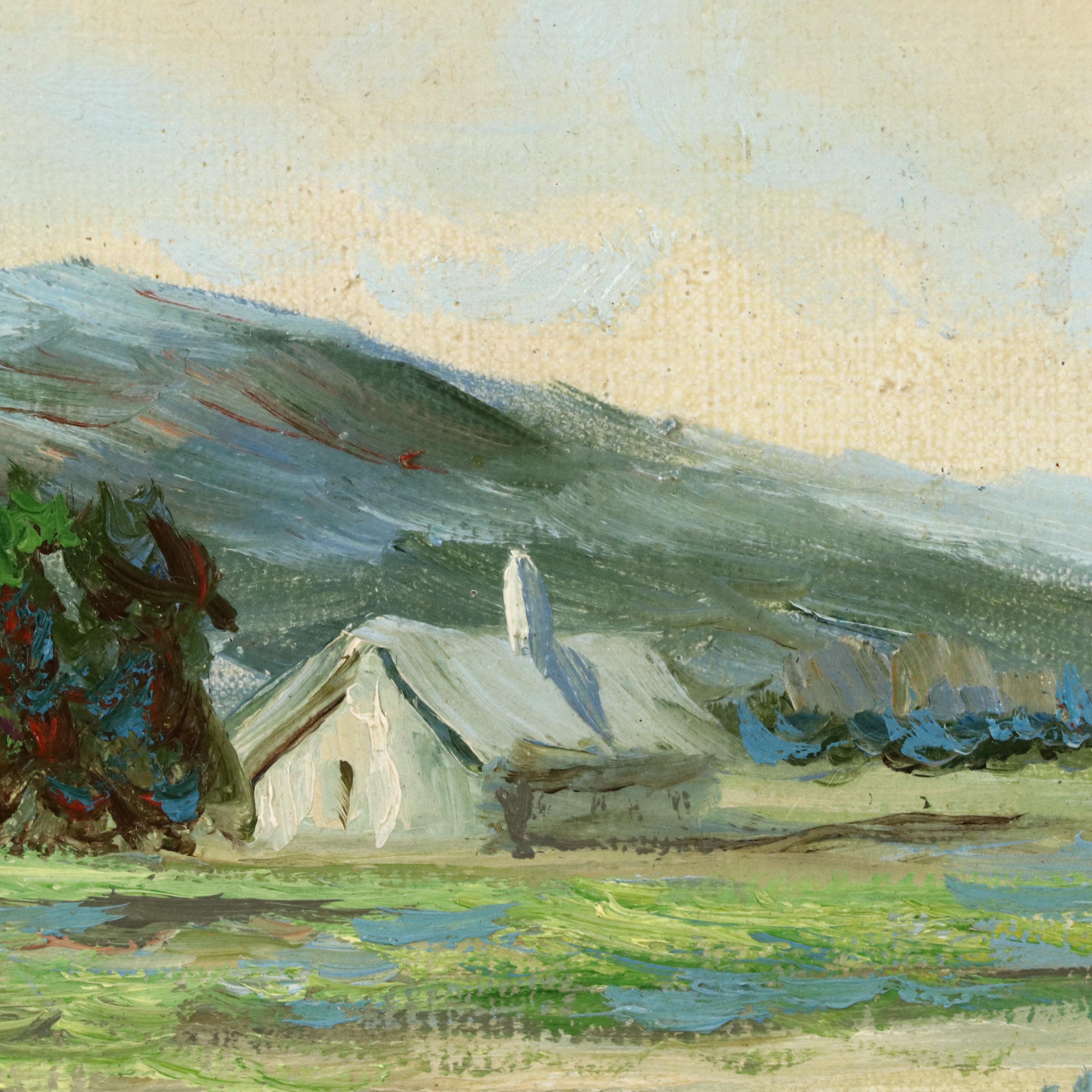 Dorothy Kizer Bucolic Landscape Oil Painting