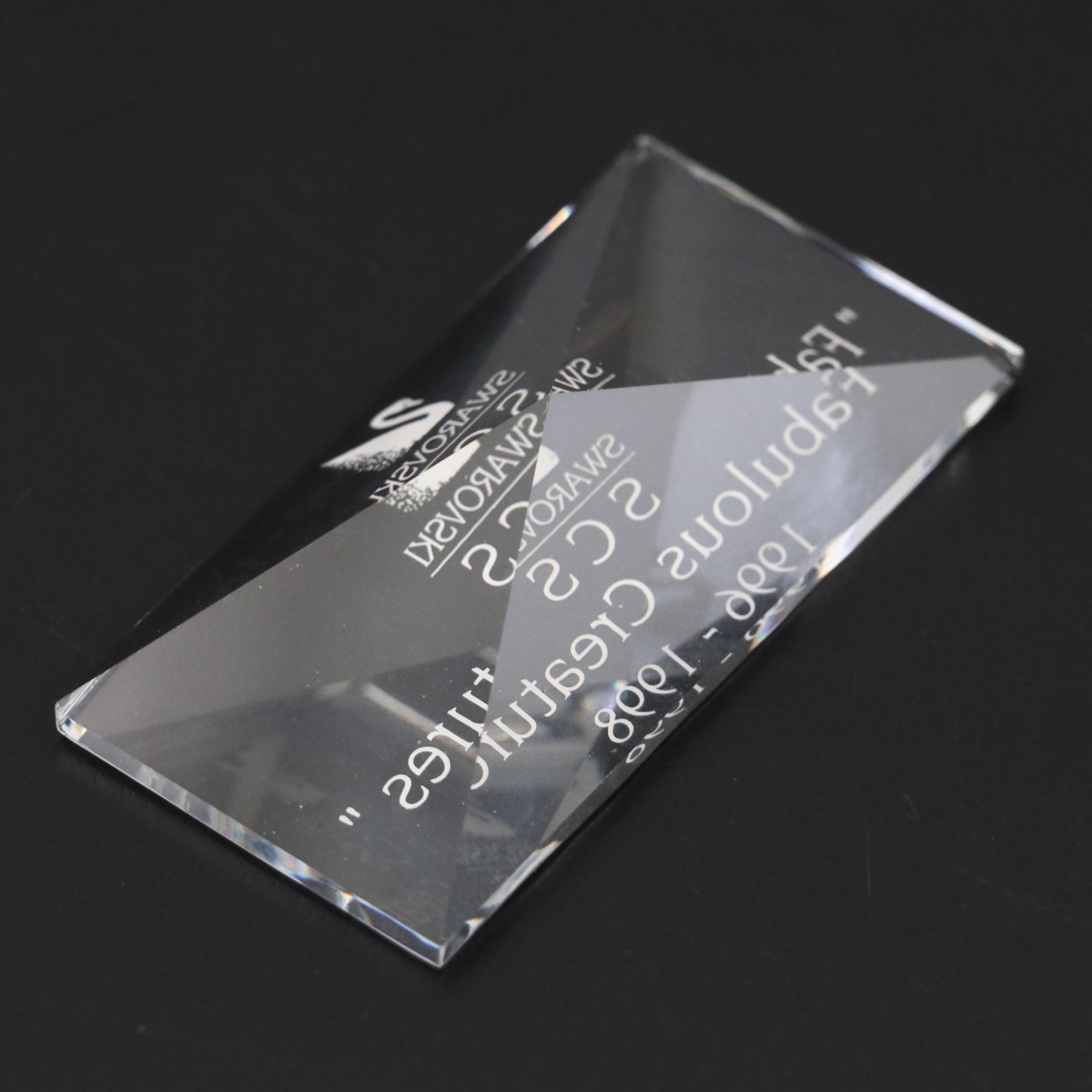 Swarovski  Crystal "Fabulous Creatures - The Dragon" Figurine and Placard, 1997