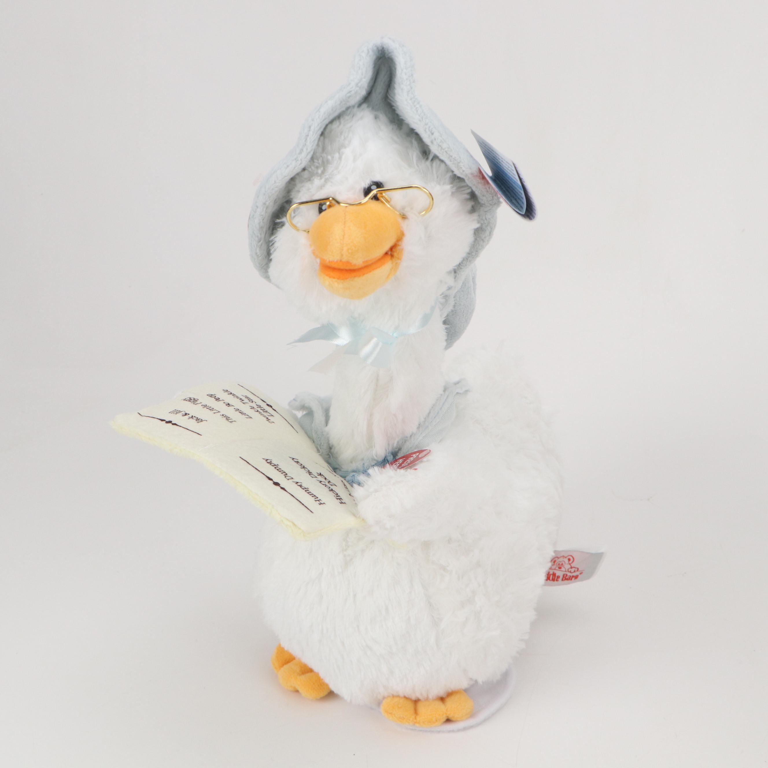 Cuddle Barn Mother Goose and Merry Saxmas Sterling Stuffed Toys