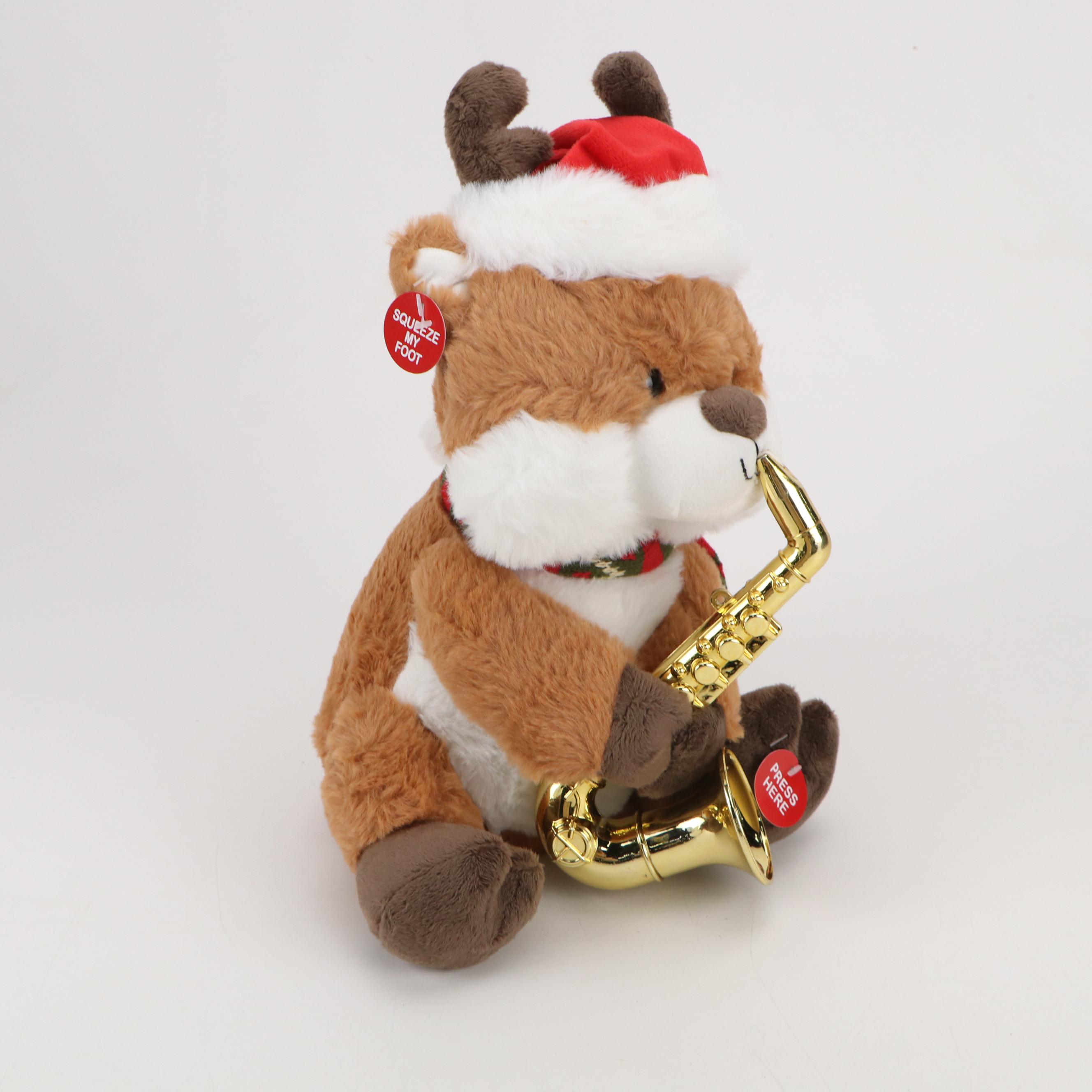 Cuddle Barn Mother Goose and Merry Saxmas Sterling Stuffed Toys