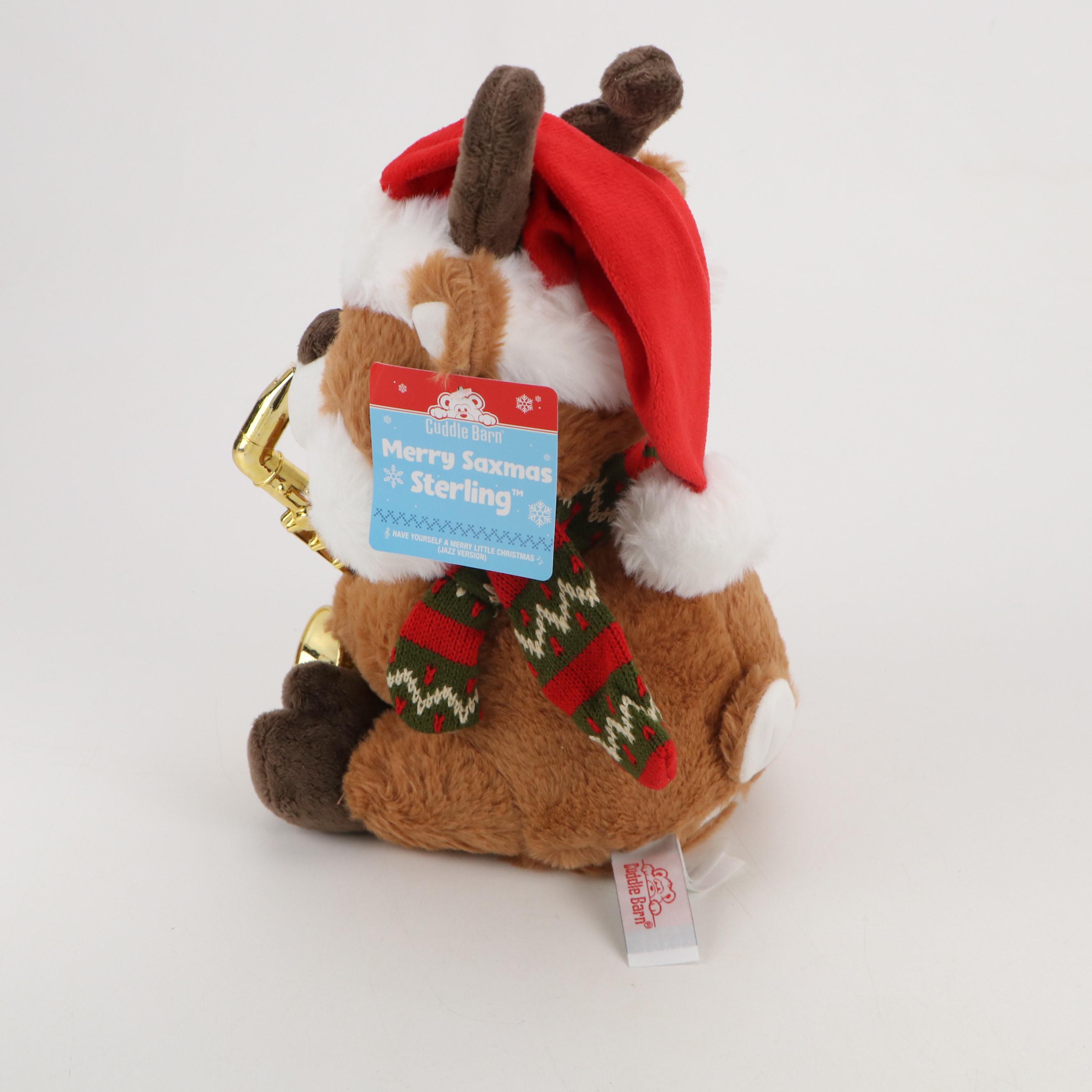 Cuddle Barn Mother Goose and Merry Saxmas Sterling Stuffed Toys