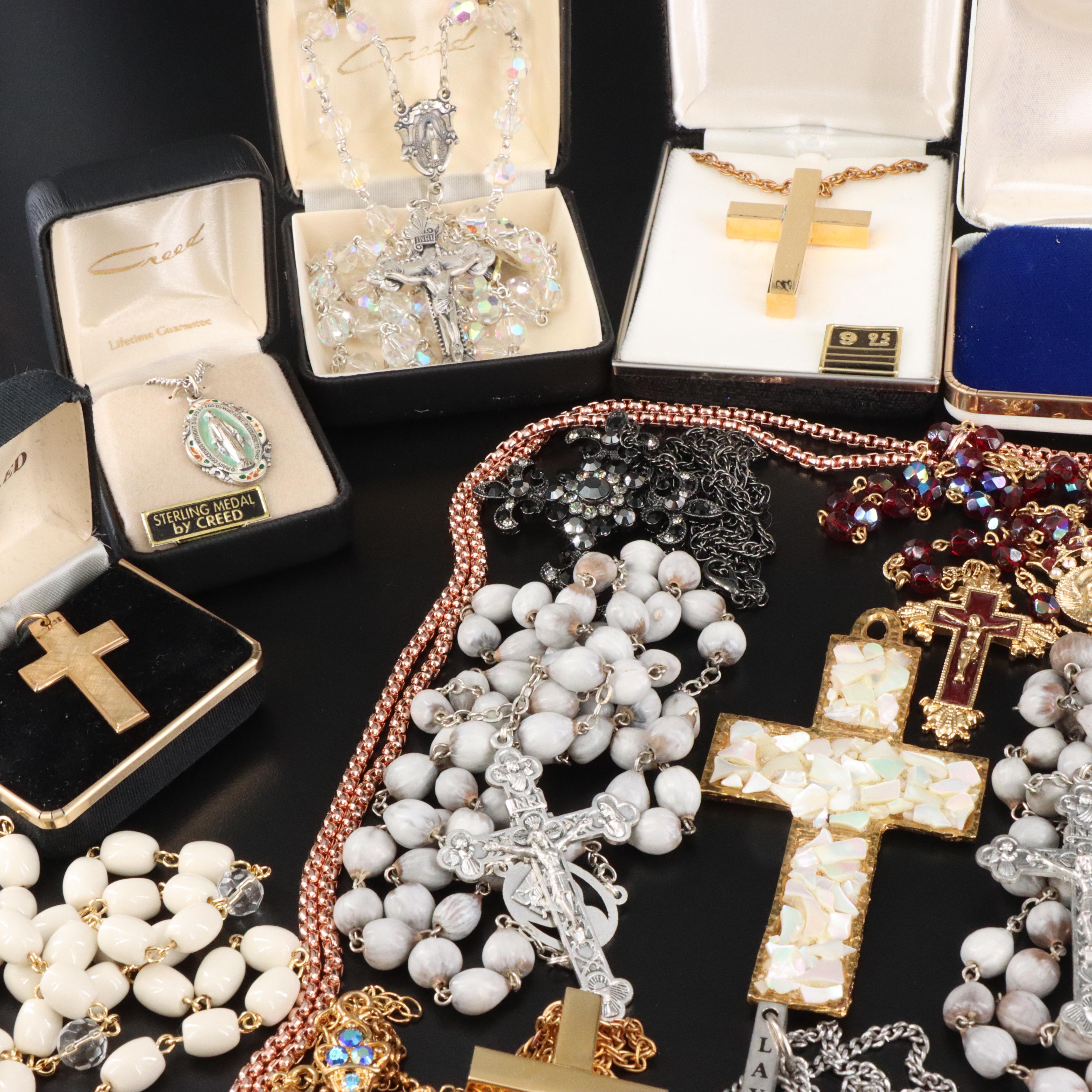 Ecclesiastical Jewelry Collection Featuring Lenox Sterling Rosaries