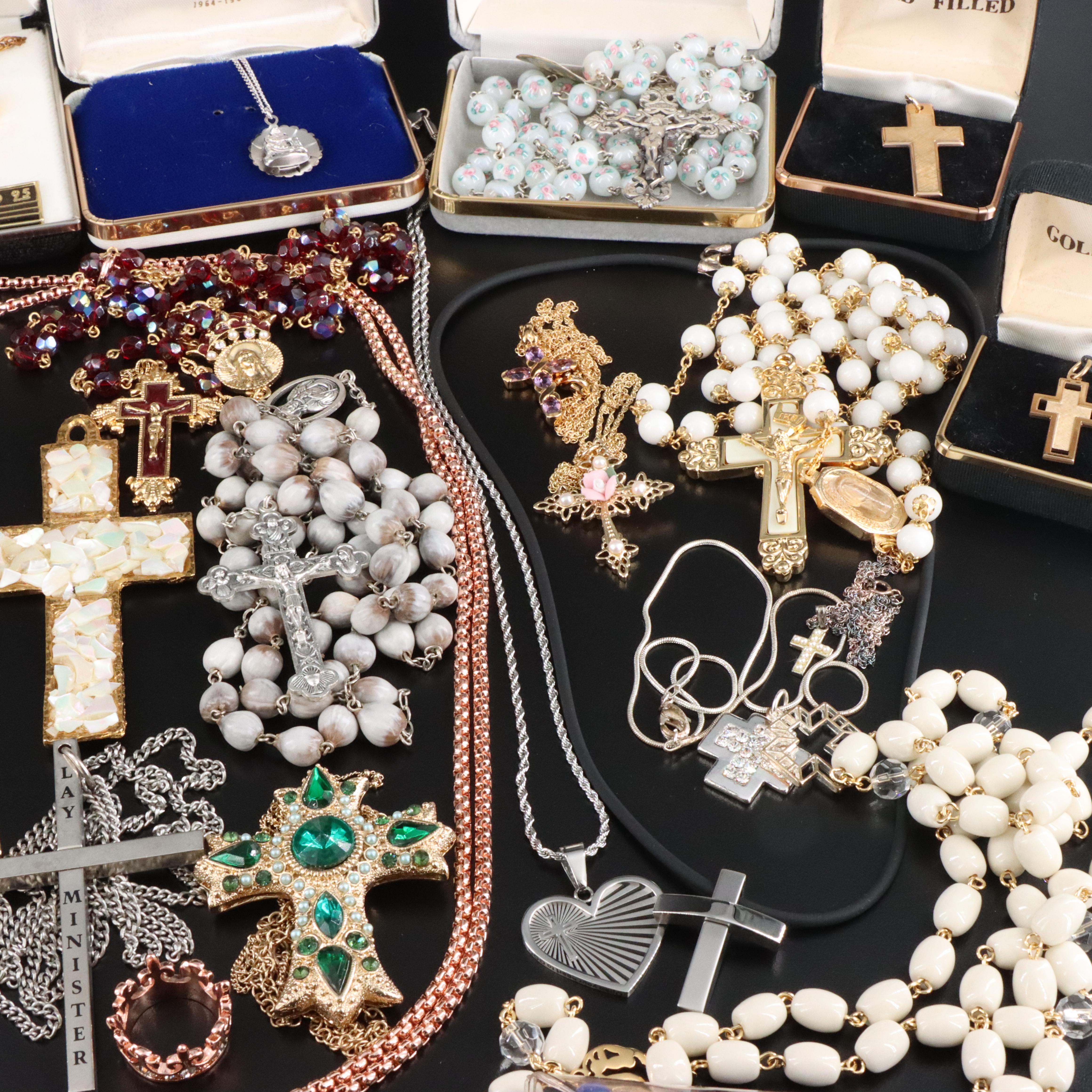 Ecclesiastical Jewelry Collection Featuring Lenox Sterling Rosaries