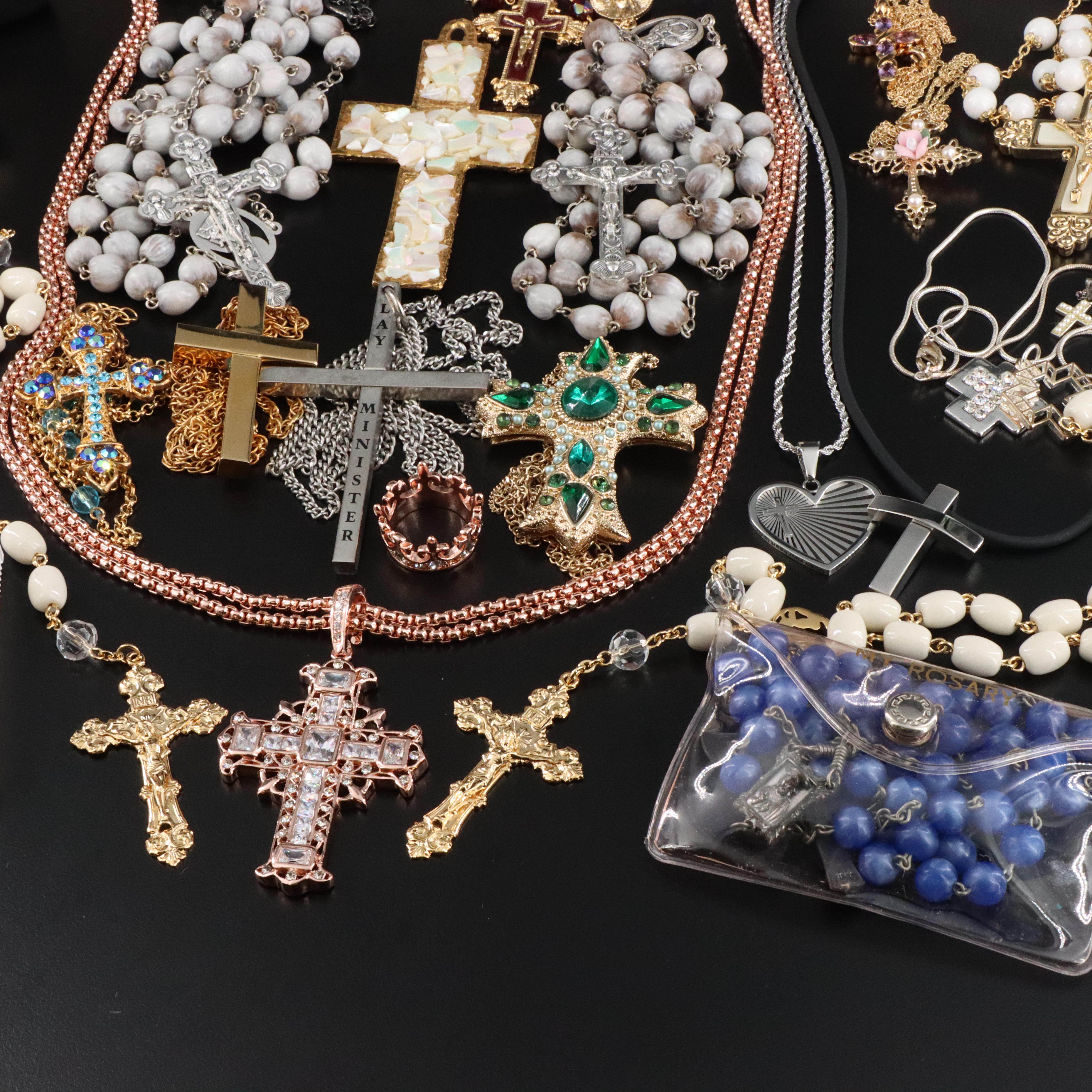 Ecclesiastical Jewelry Collection Featuring Lenox Sterling Rosaries