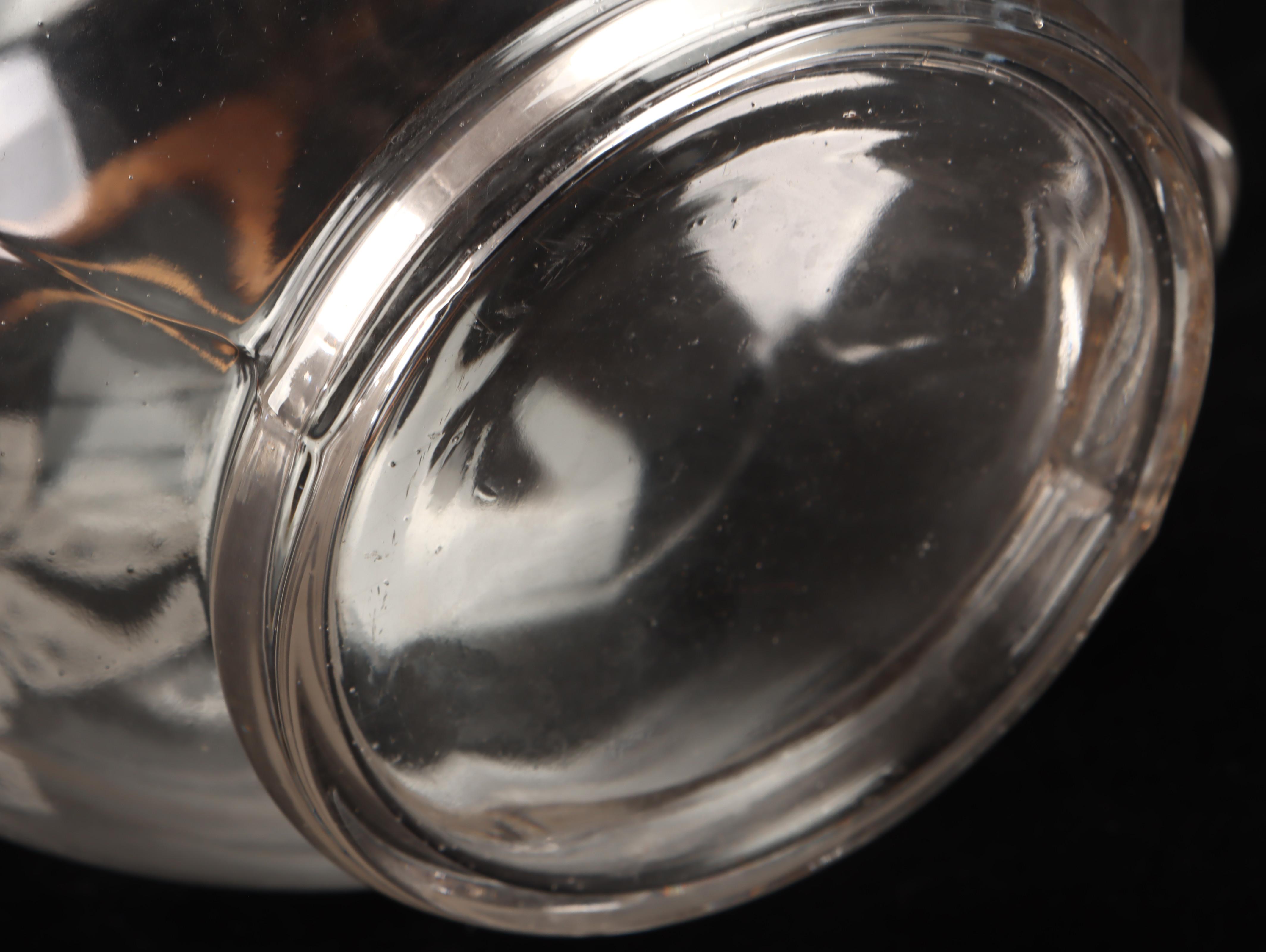 Floral Glass Pitcher with Glass Tumblers