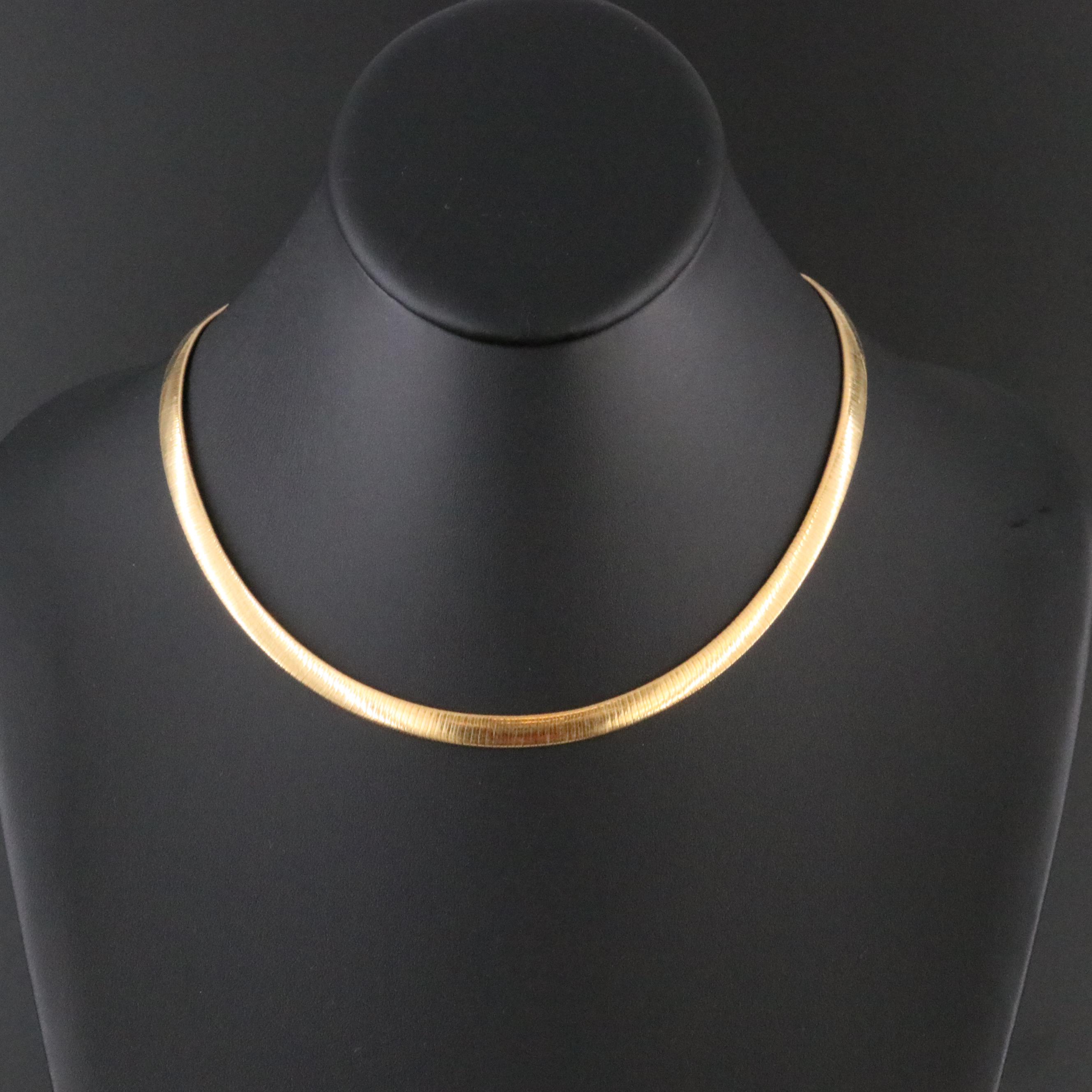 18K Omega Chain Necklace