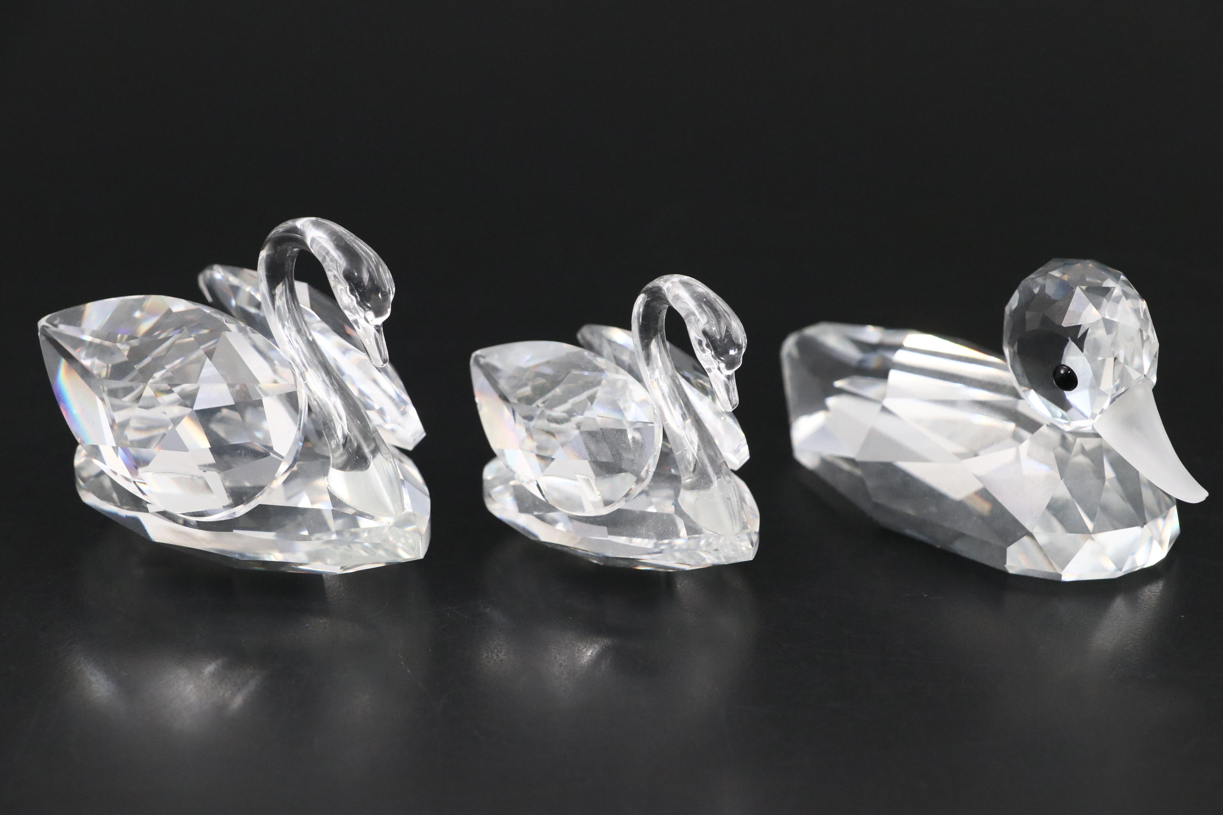 Swarovski Crystal Birds from Beauties of the Lake and Feathered Beauties