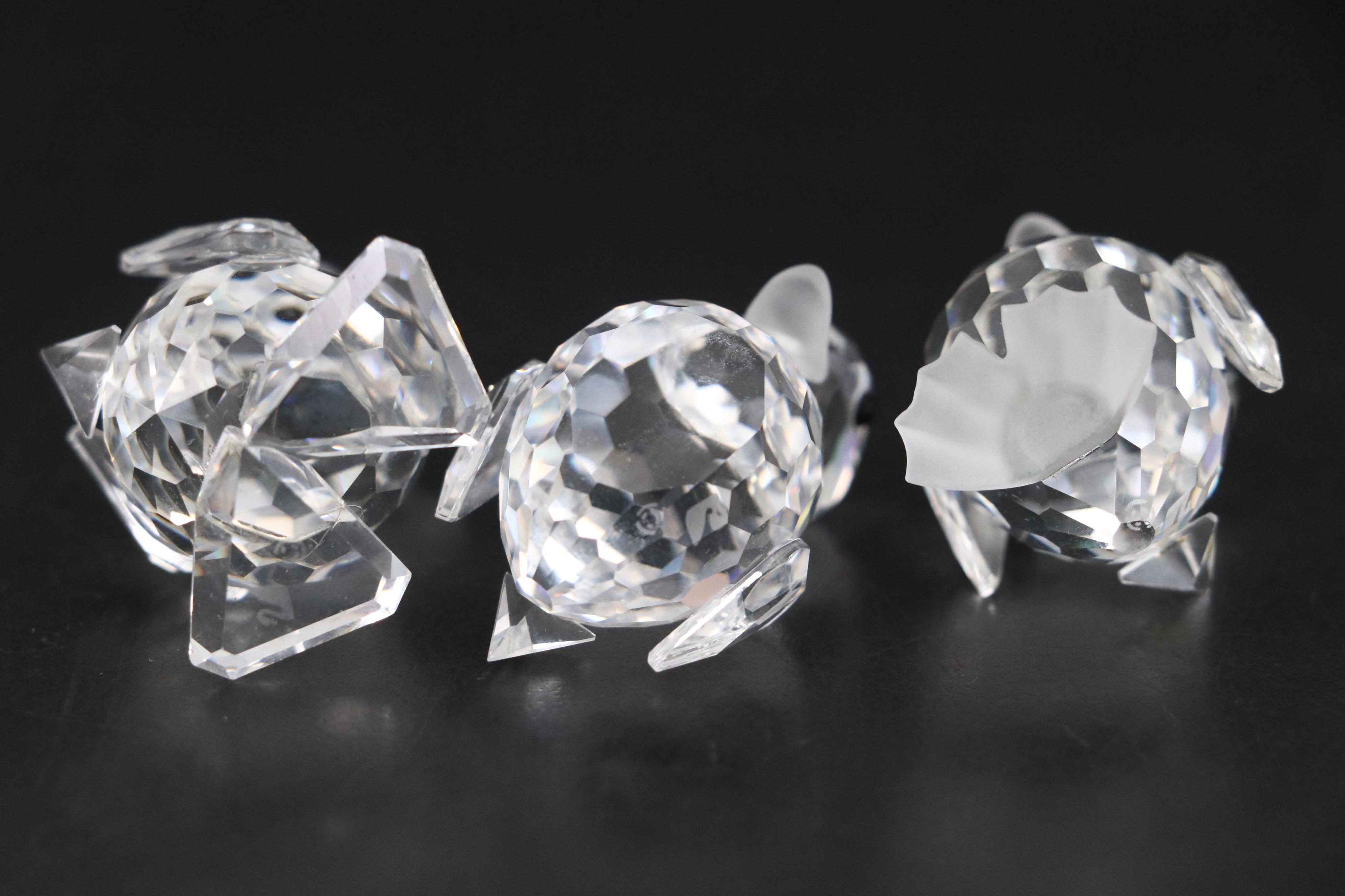 Swarovski Crystal Birds from Beauties of the Lake and Feathered Beauties