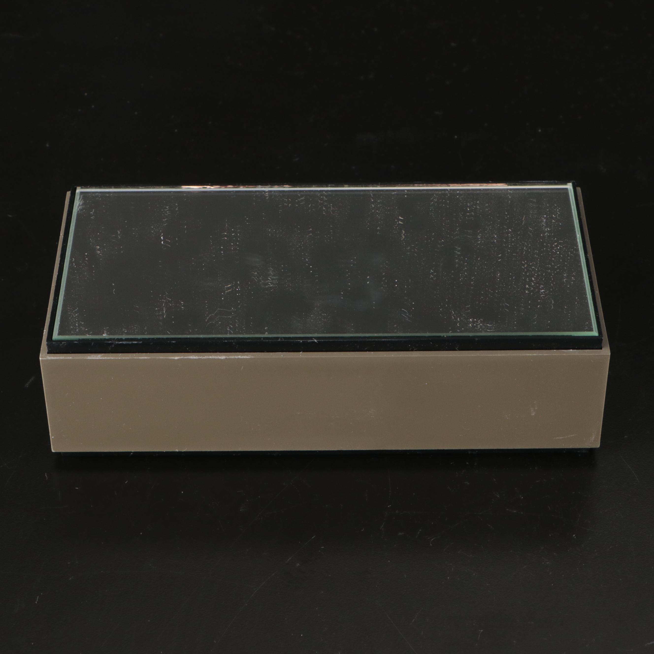 Swarovski Crystal Elephant, Koala, and Bear Figurines with Mirrored Stand