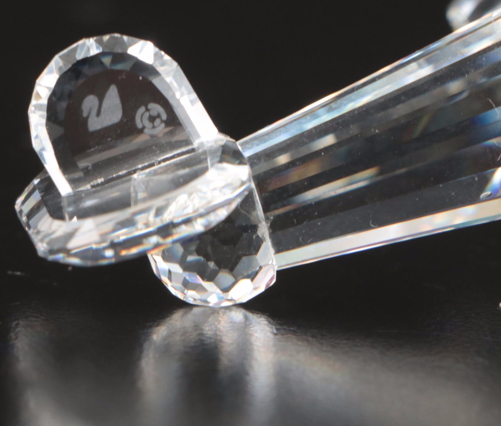 Swarovski Crystal "Airplane" and "Old Timer Automobile" Figurines