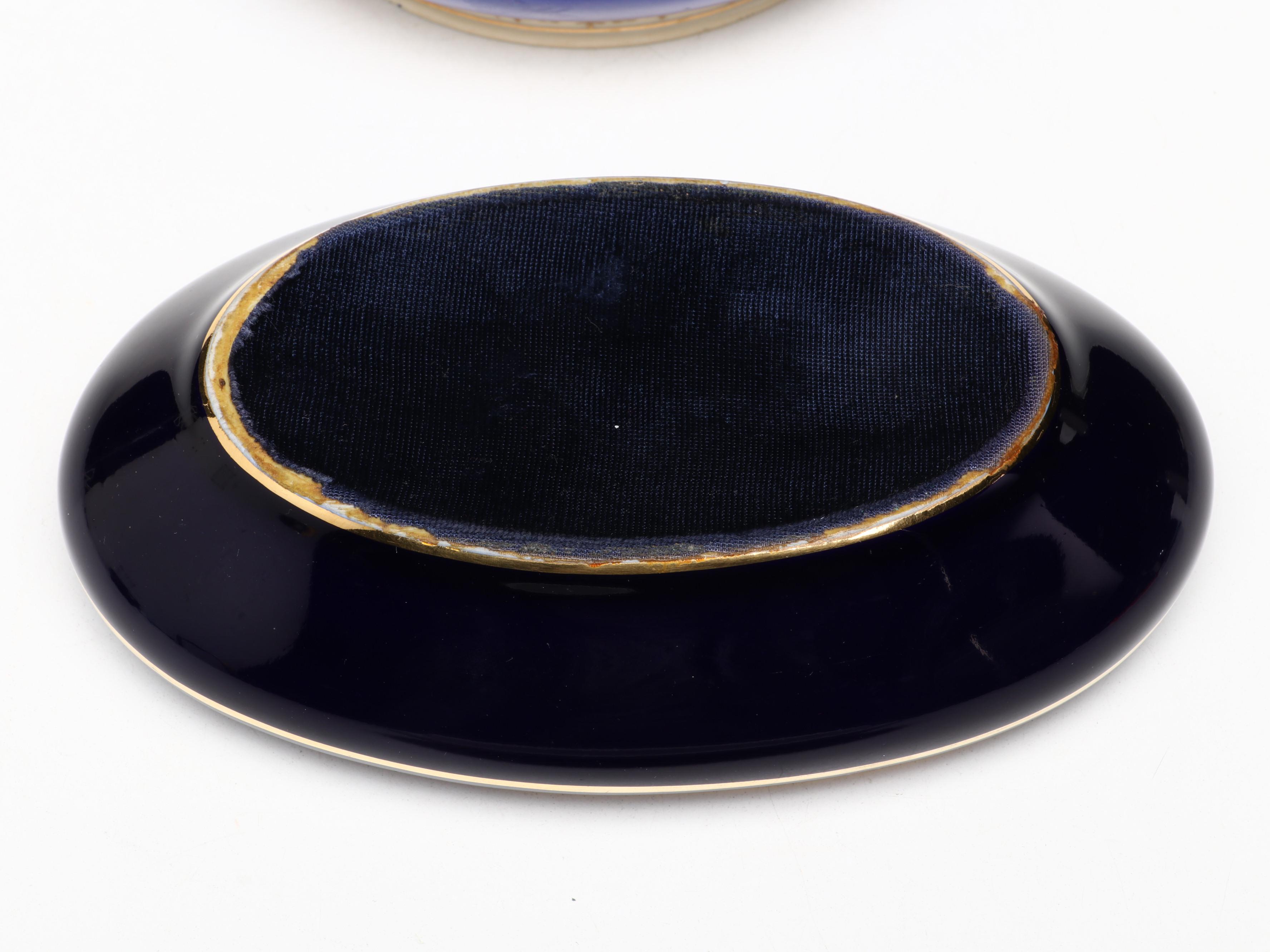 Friedrich Simon Porcelain with Other Pâte-Sur-Pâte Lidded Boxes