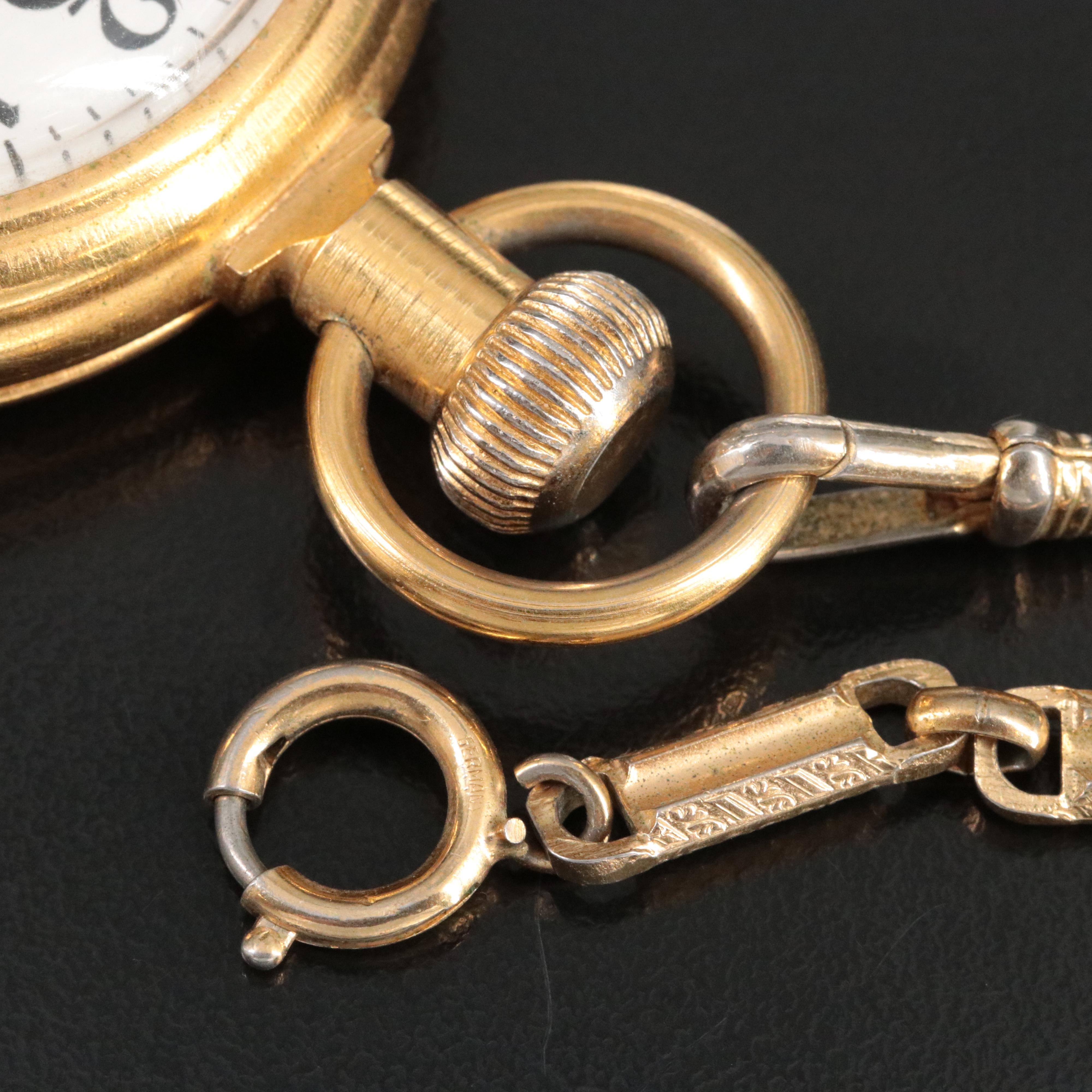 Vintage Bradley Mickey Mouse Pocket Watch