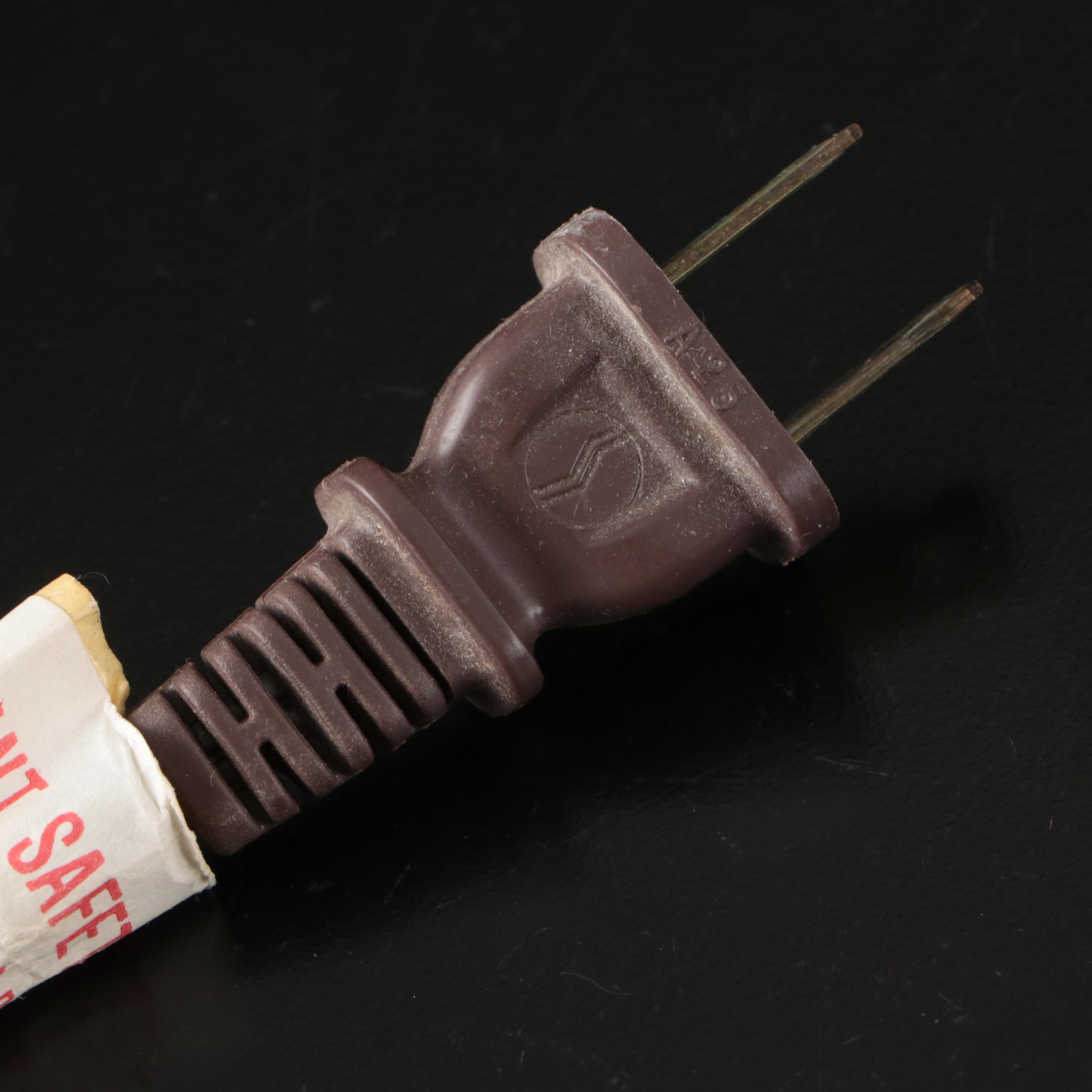 Hammered Brass Table Lamp with Brass Candle Holders