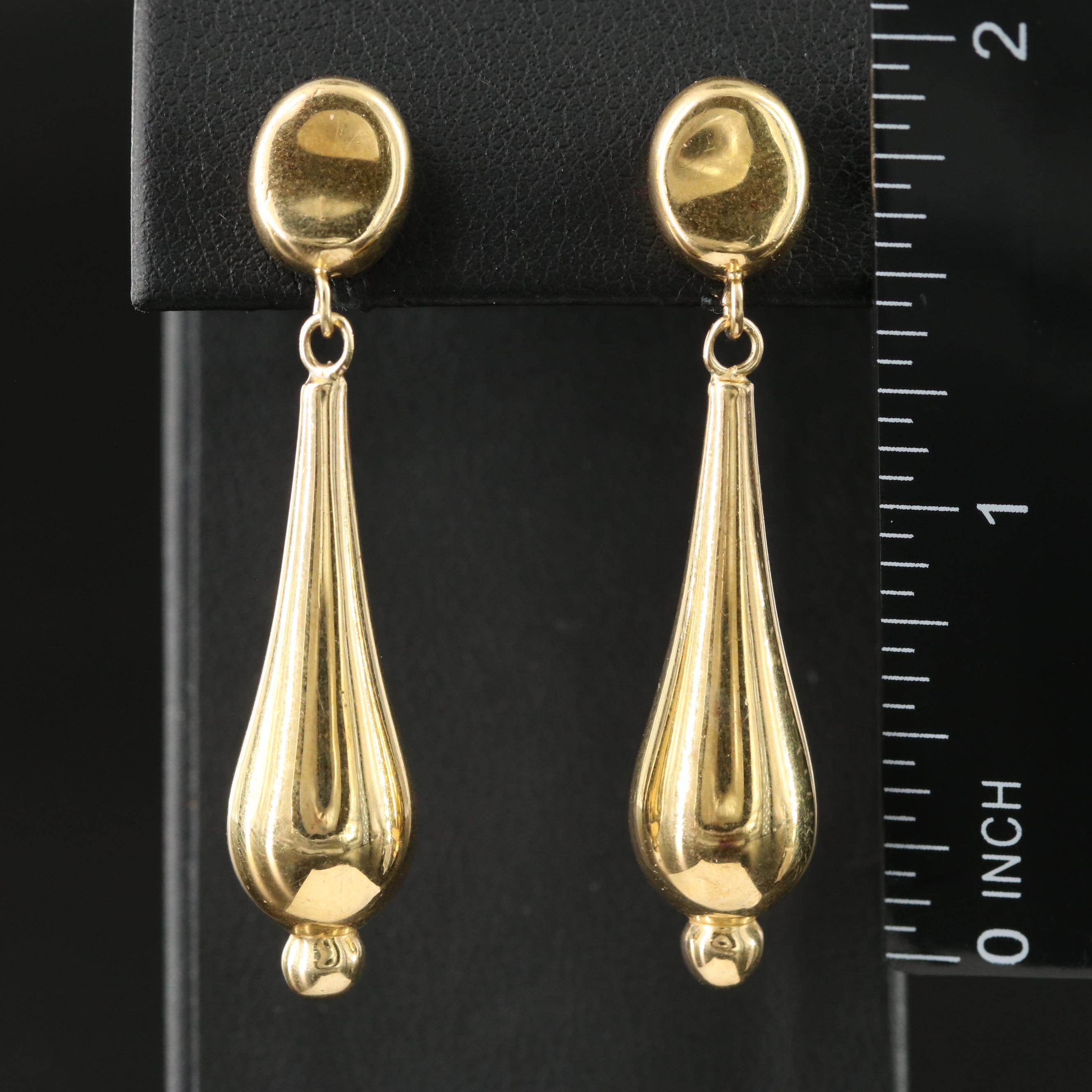 Sterling Torpedo Earrings