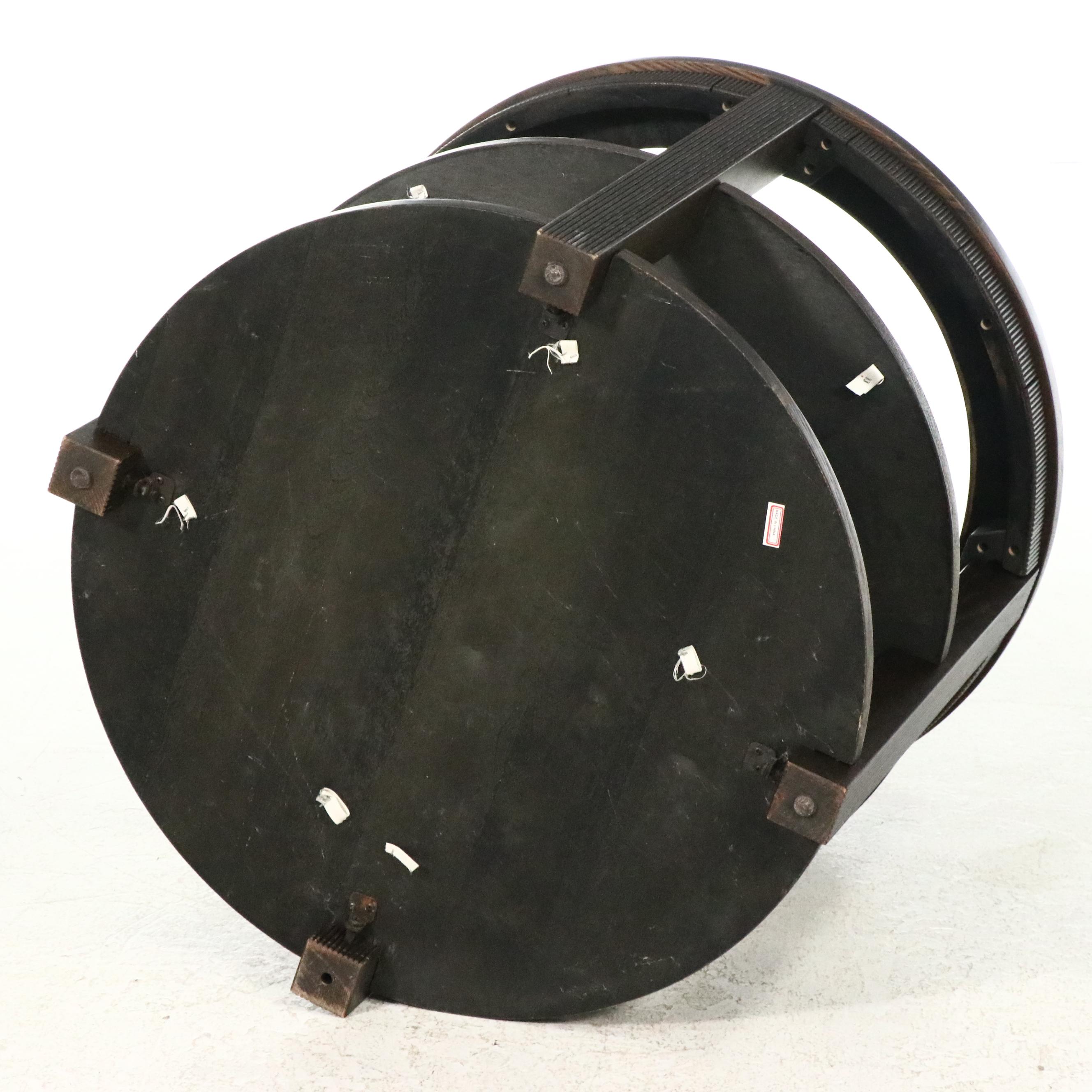 Contemporary Wood Three-Tier Side Table