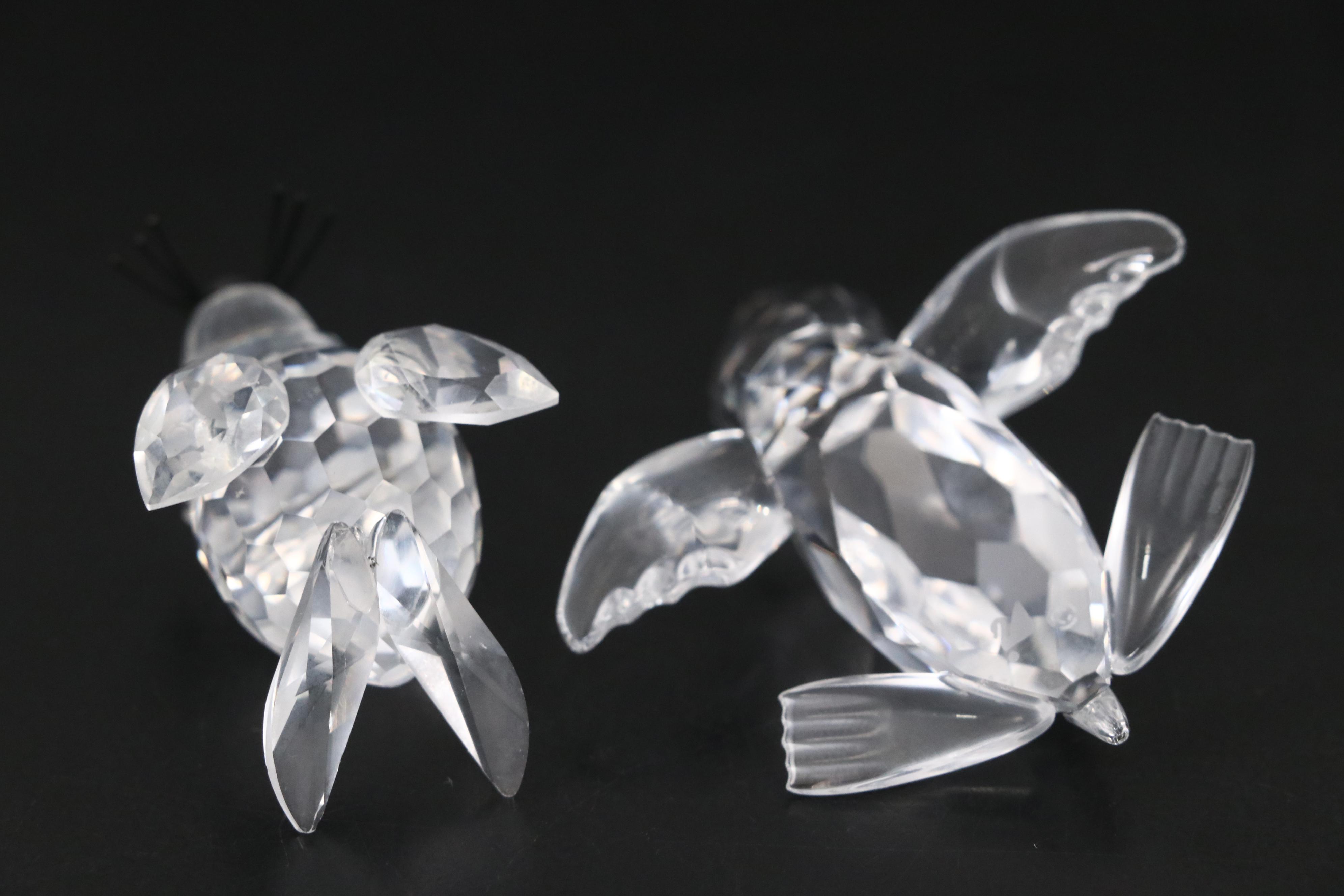 Swarovski Crystal Sea Lion, Seal, and Penguin Figurines