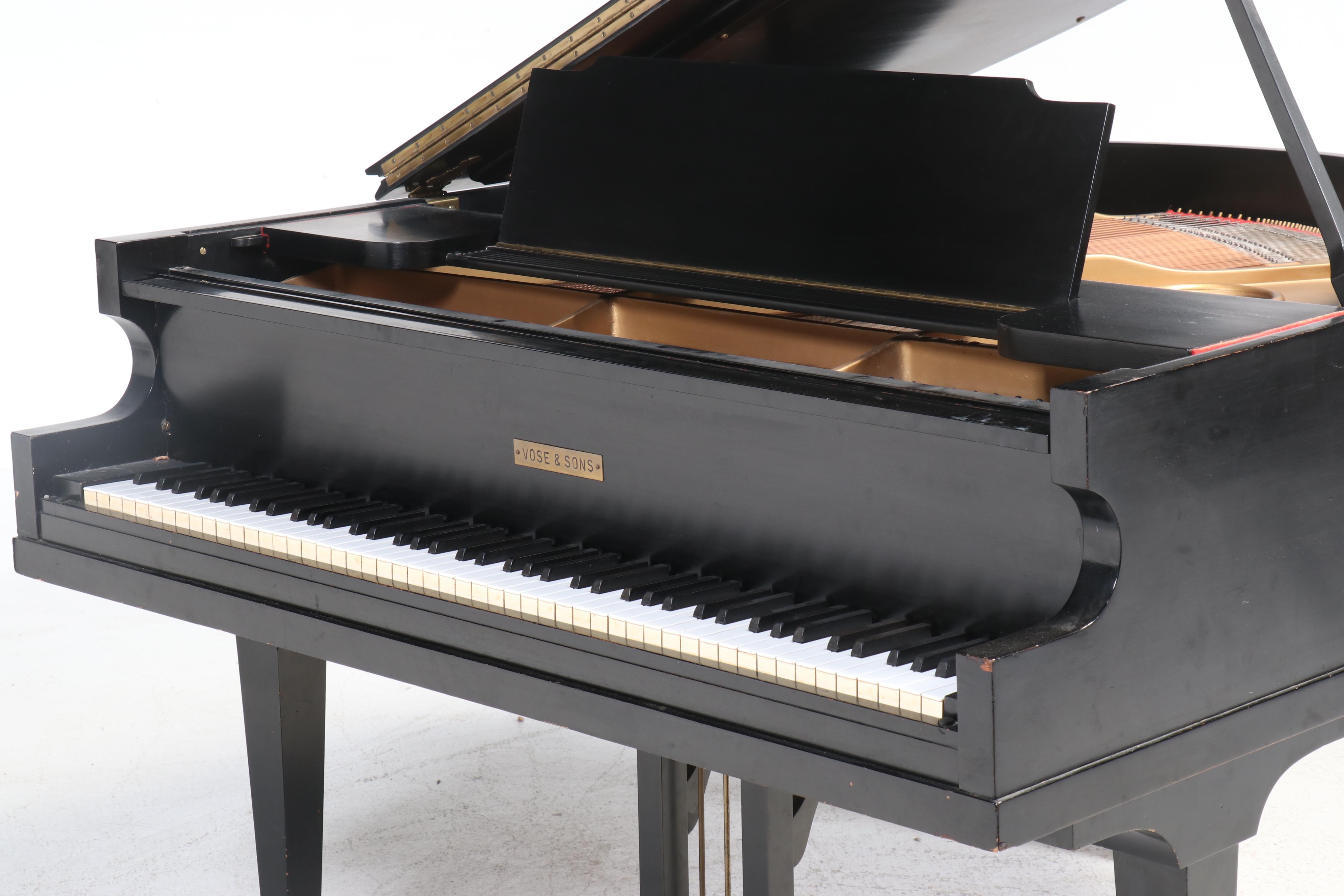 Vose & Sons Grand Piano with Matching Bench Seat
