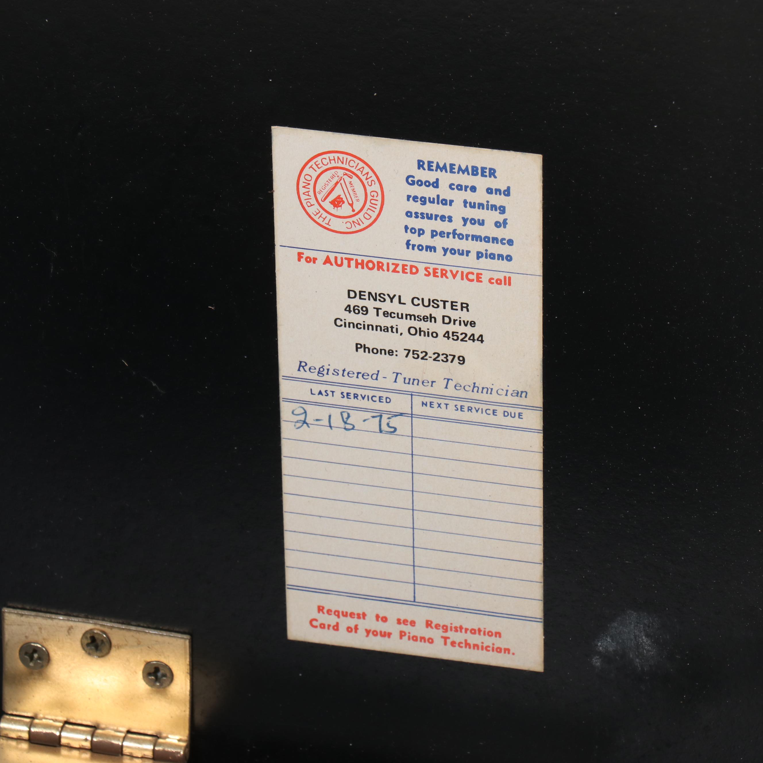 Vose & Sons Grand Piano with Matching Bench Seat