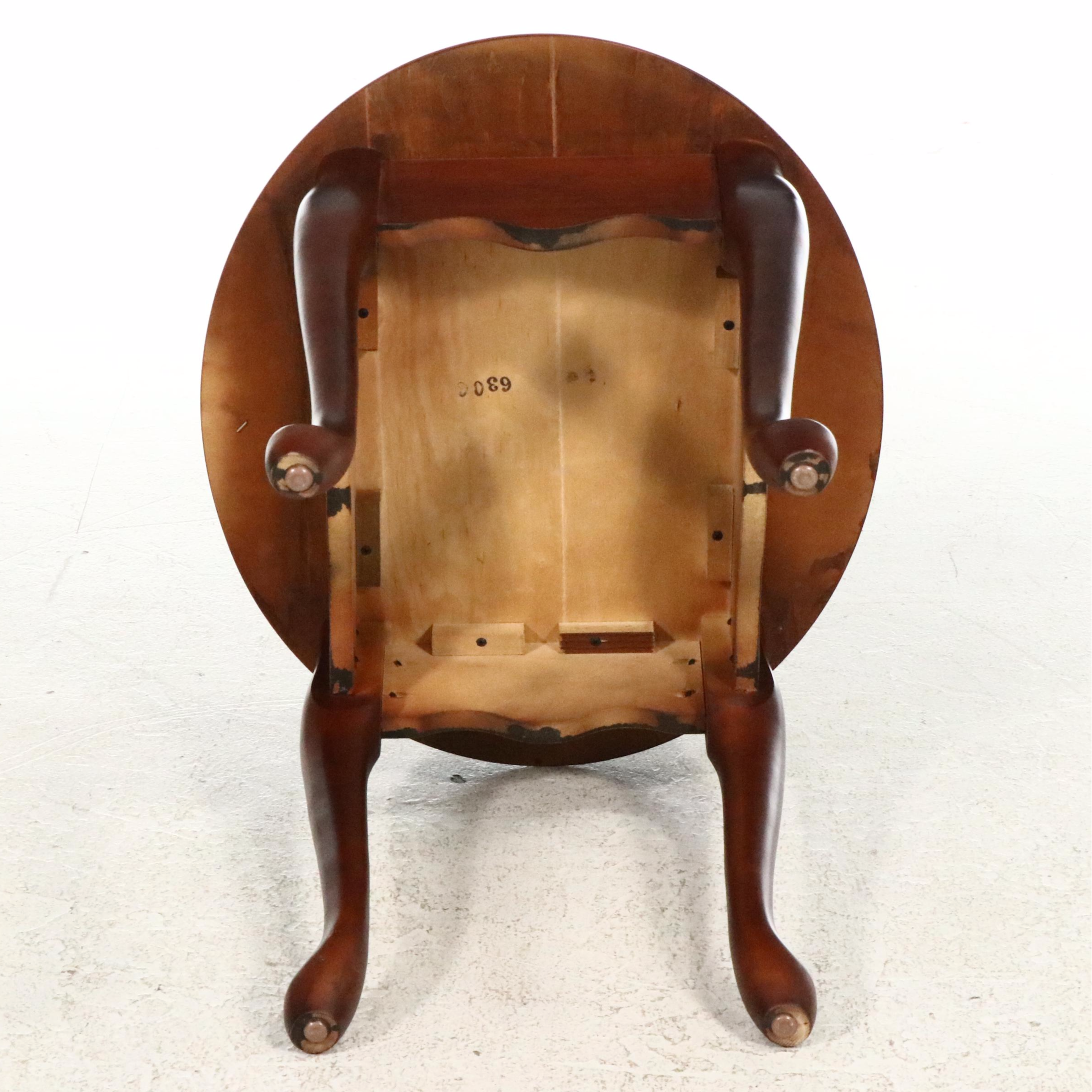 Three Queen Anne Style Cherrywood Occasional Tables